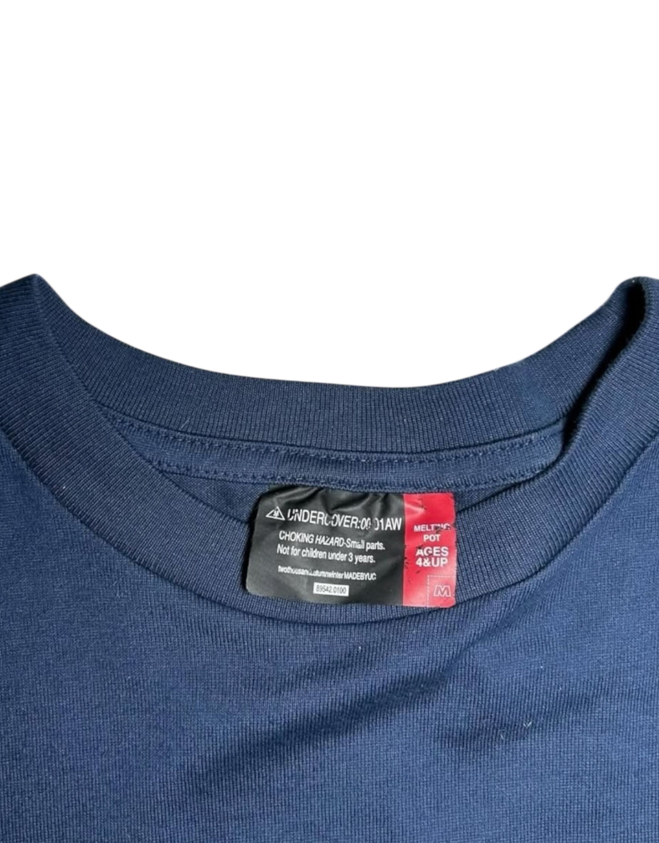 Undercover Undercover AW00 Melting Pot Skull Graphic Grey Size US M / EU 48-50 / 2 - 4 Thumbnail