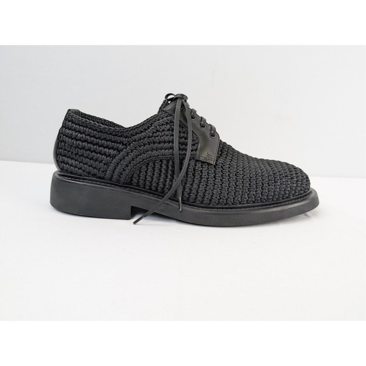 Bottega Veneta o1rshd1 BV Level Lace Up in Black Size US 9 / EU 42 - 3 Thumbnail