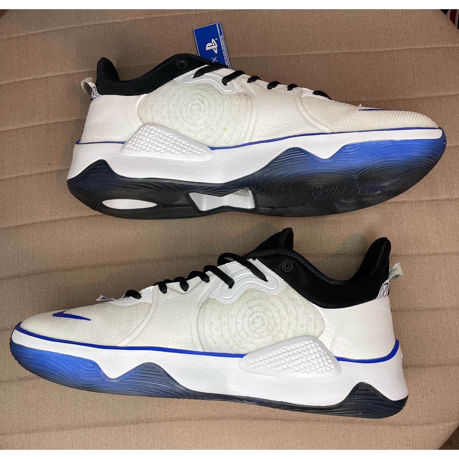 image of Nike Paul George 5 X Playstation 5 Collaboration - Size 12M Shoes in White, Men's