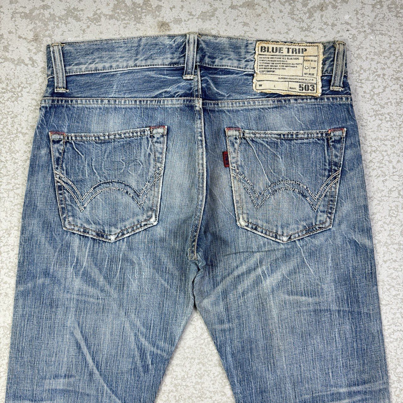 Edwin Edwin Blue Trip Light Wash Jeans Size US 33 - 5 Thumbnail