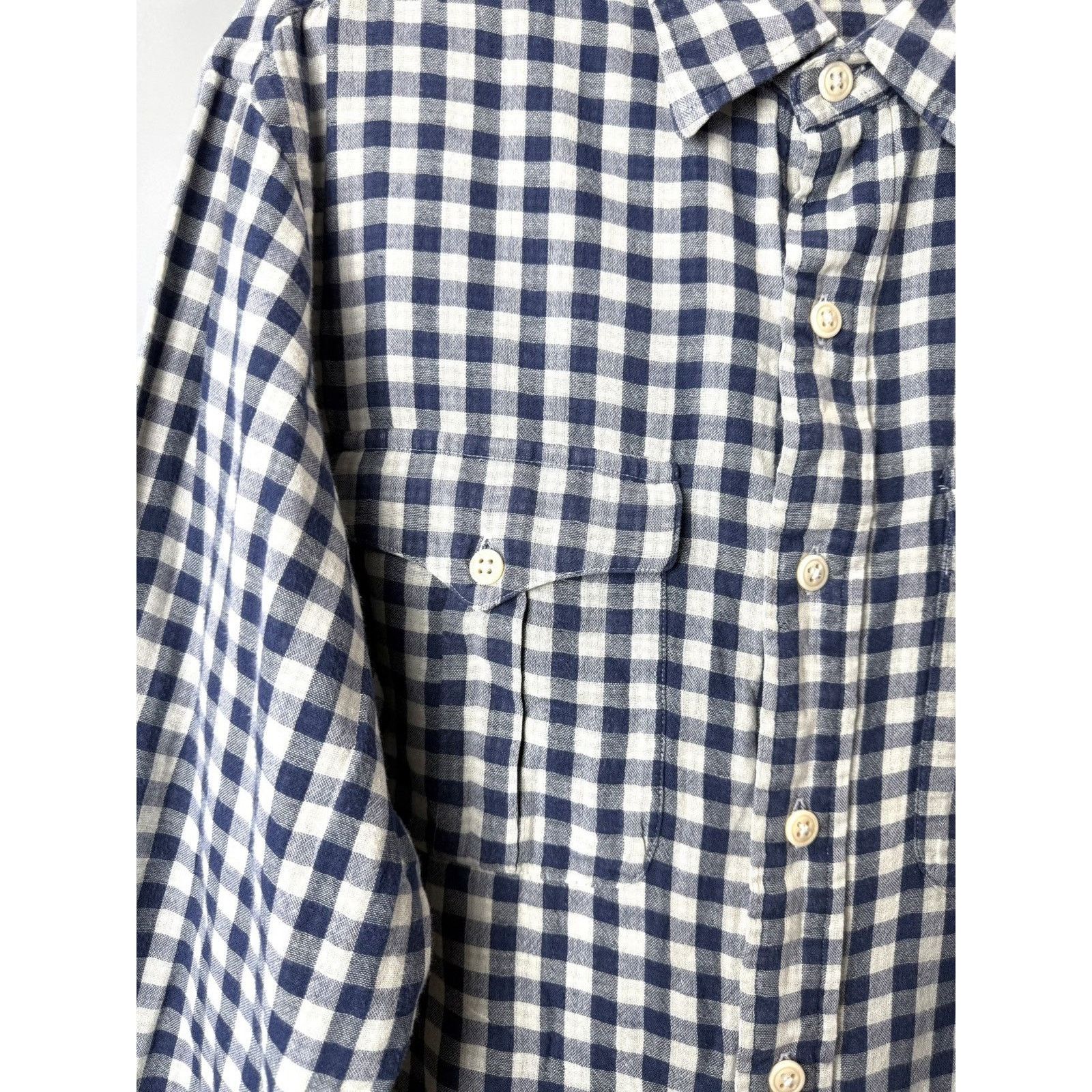 Polo Ralph Lauren Rare Vintage Polo Ralph Lauren Shirt Linen Style Size US L / EU 52-54 / 3 - 3 Thumbnail