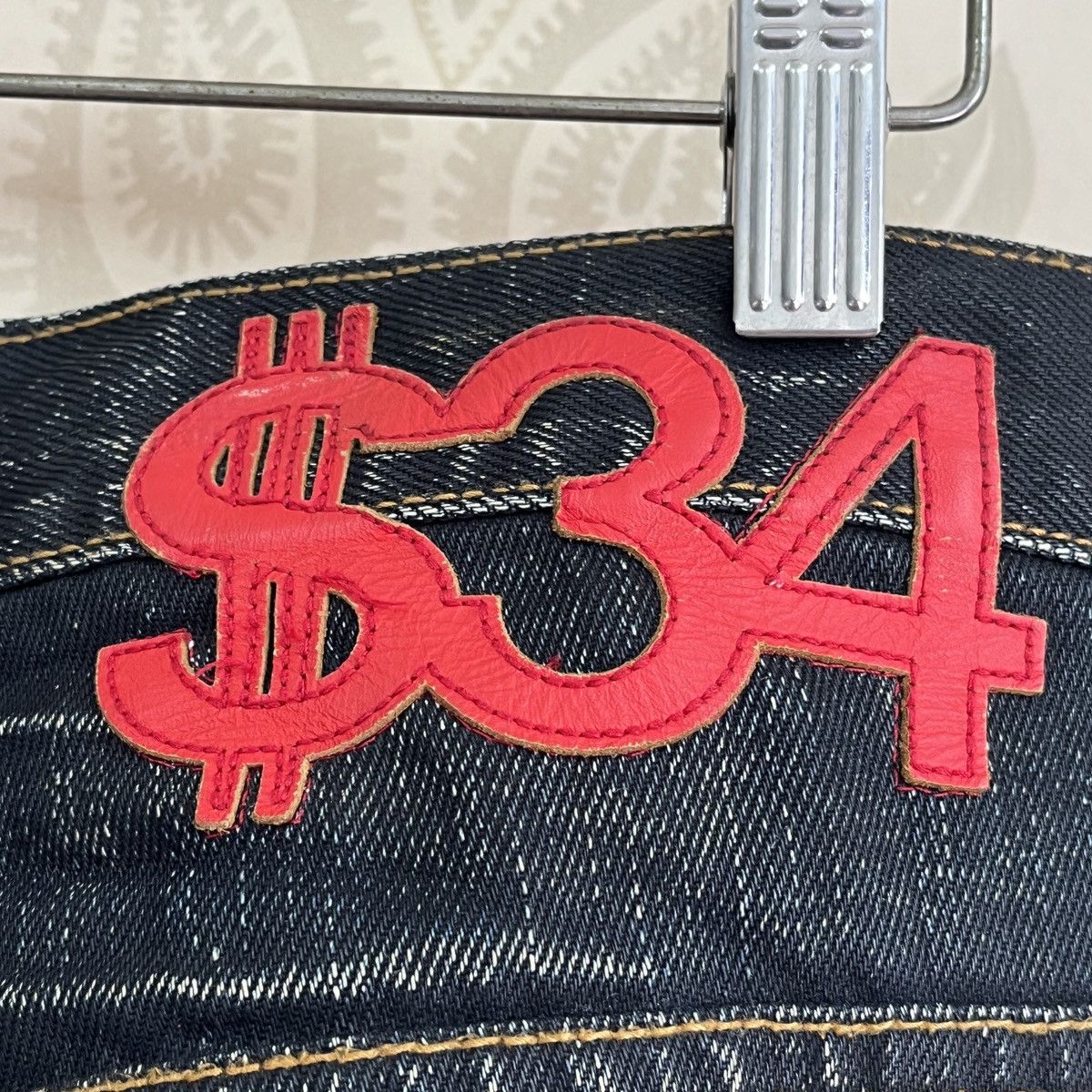 Swagger Acid Wash Faded Black Swagger Buttons Denim Size US 34 / EU 50 - 9 Thumbnail