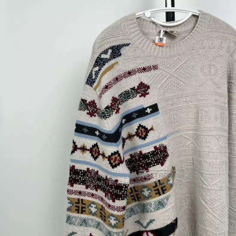 Hermes Hermes Wool Embroidered Sweater Size US M / EU 48-50 / 2 - 3 Thumbnail