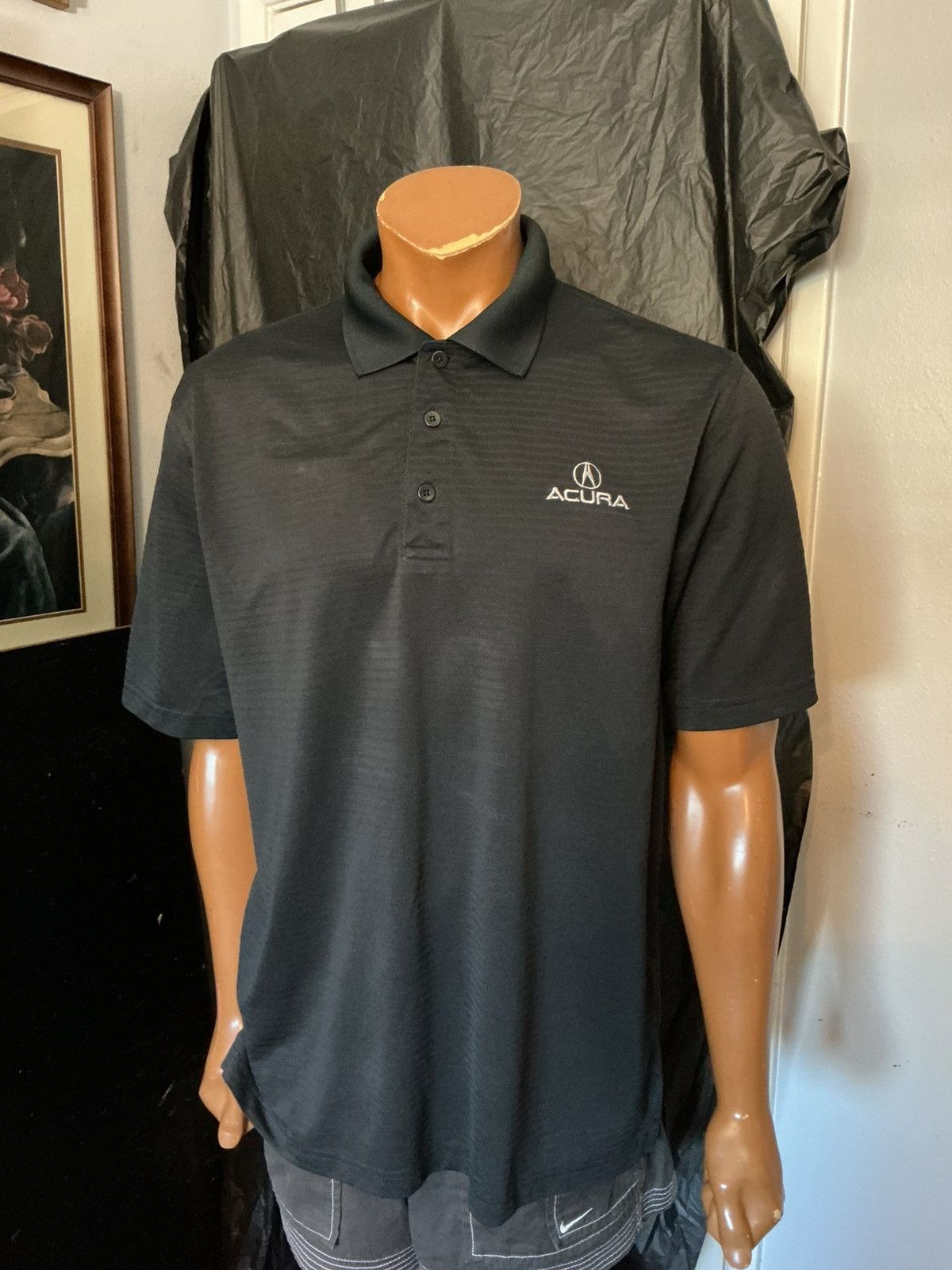 Other Acura Motors Black Stripe Performance Racing Golf Polo Shirt Size US S / EU 44-46 / 1 - 9 Thumbnail