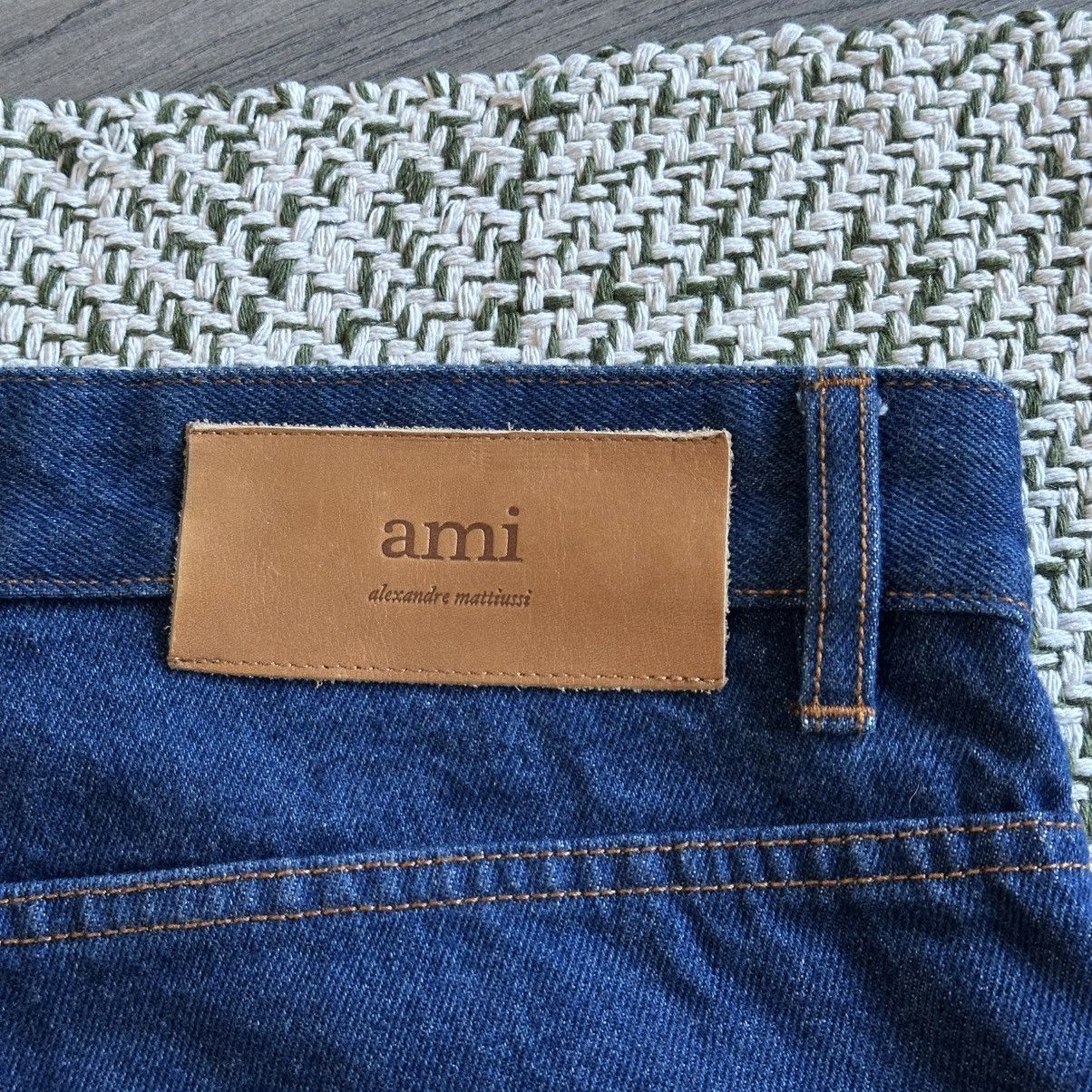 AMI AMI PARIS Alexandre Mattiussi 408 Indigo Rince Jeans Size US 30 / EU 46 - 9 Thumbnail