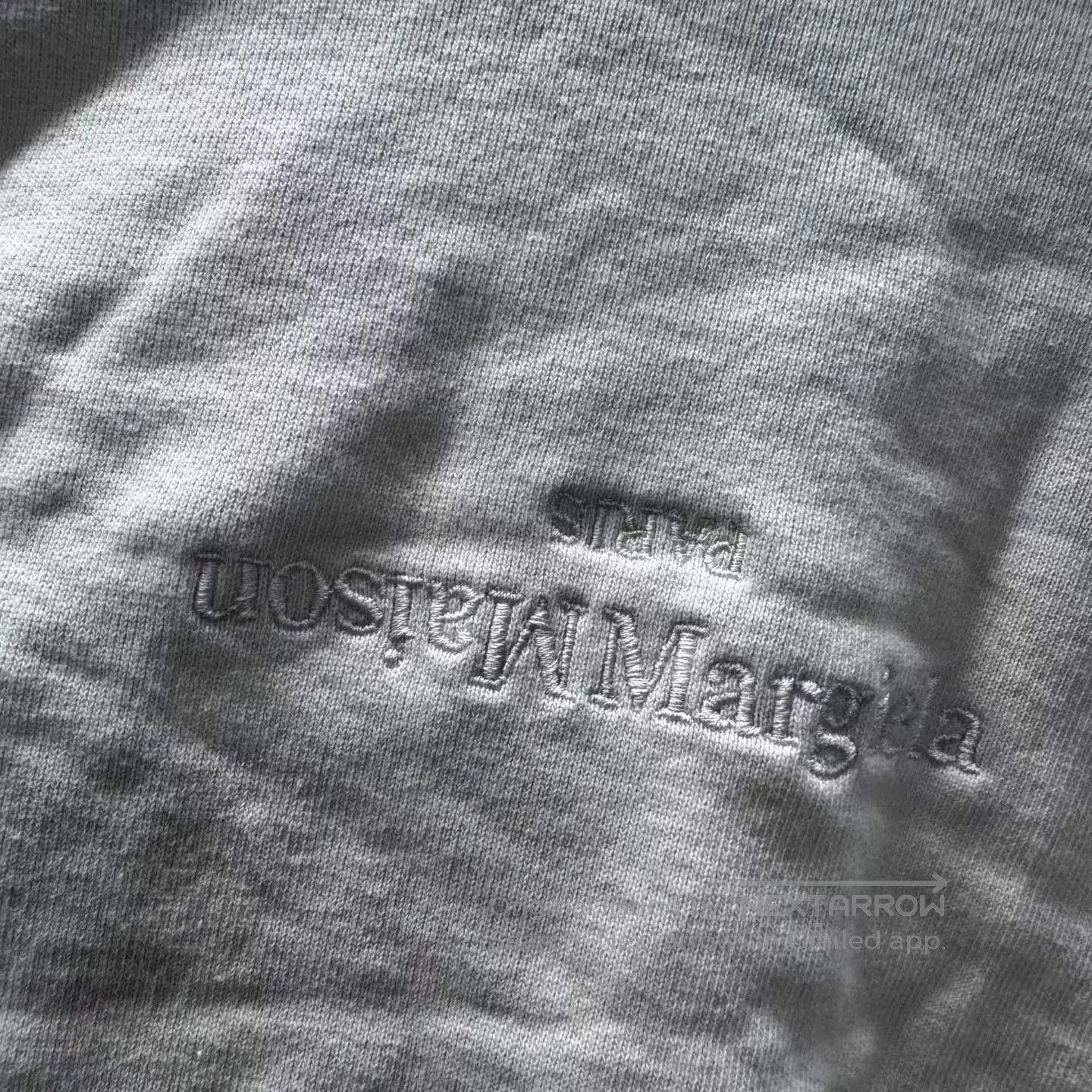 Maison Margiela Maison Margiela Off-White Embroidered Letter Logo Hoodie| Size XS / US 0-2 / IT 36-38 - 4 Thumbnail