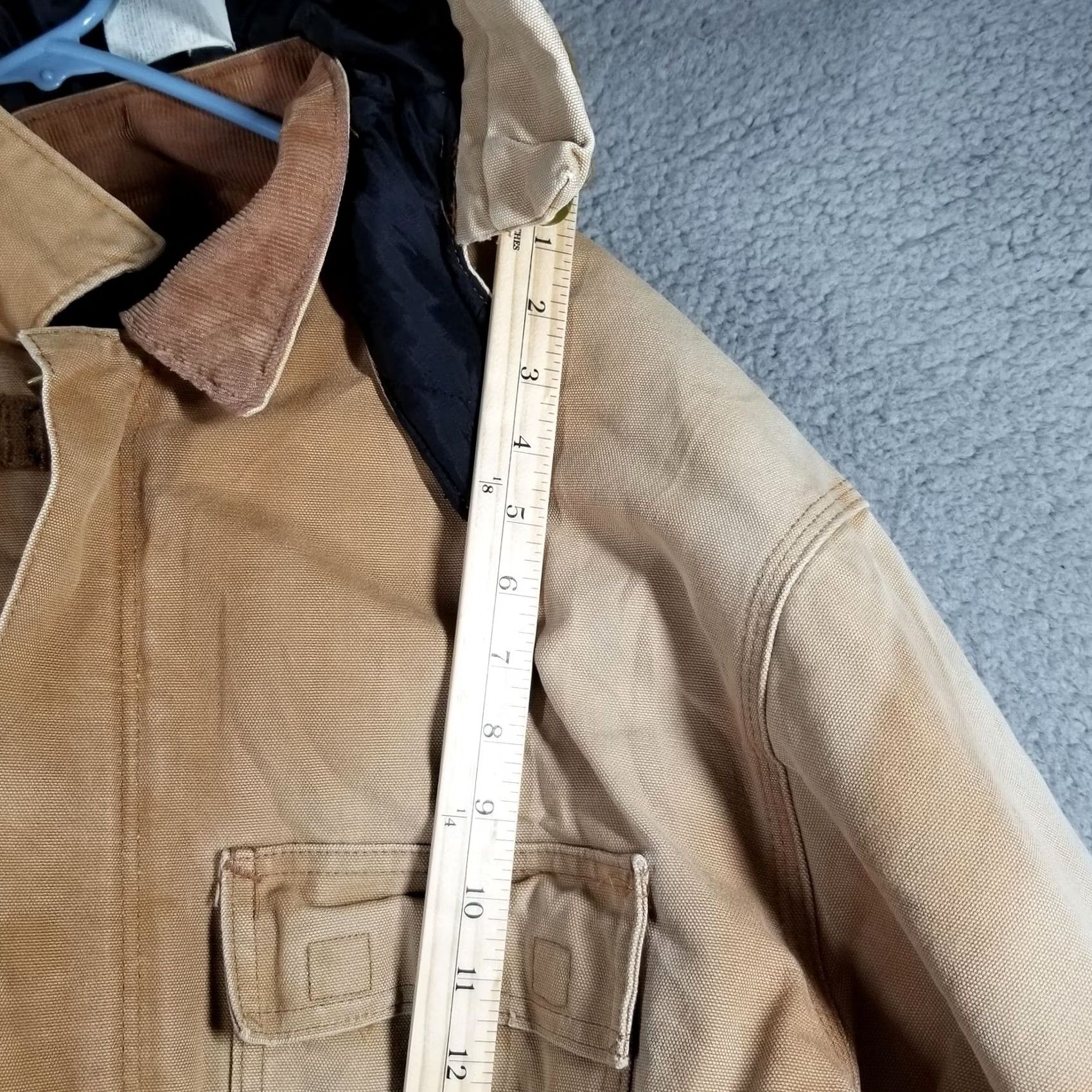 Carhartt VINTAGE Carhartt Artic Jacket C03 2XL Parka Coat Beige Front Zip Hooded Insulated Lined Winter Workwear Men Mes Size US XXL / EU 58 / 5 - 5 Thumbnail