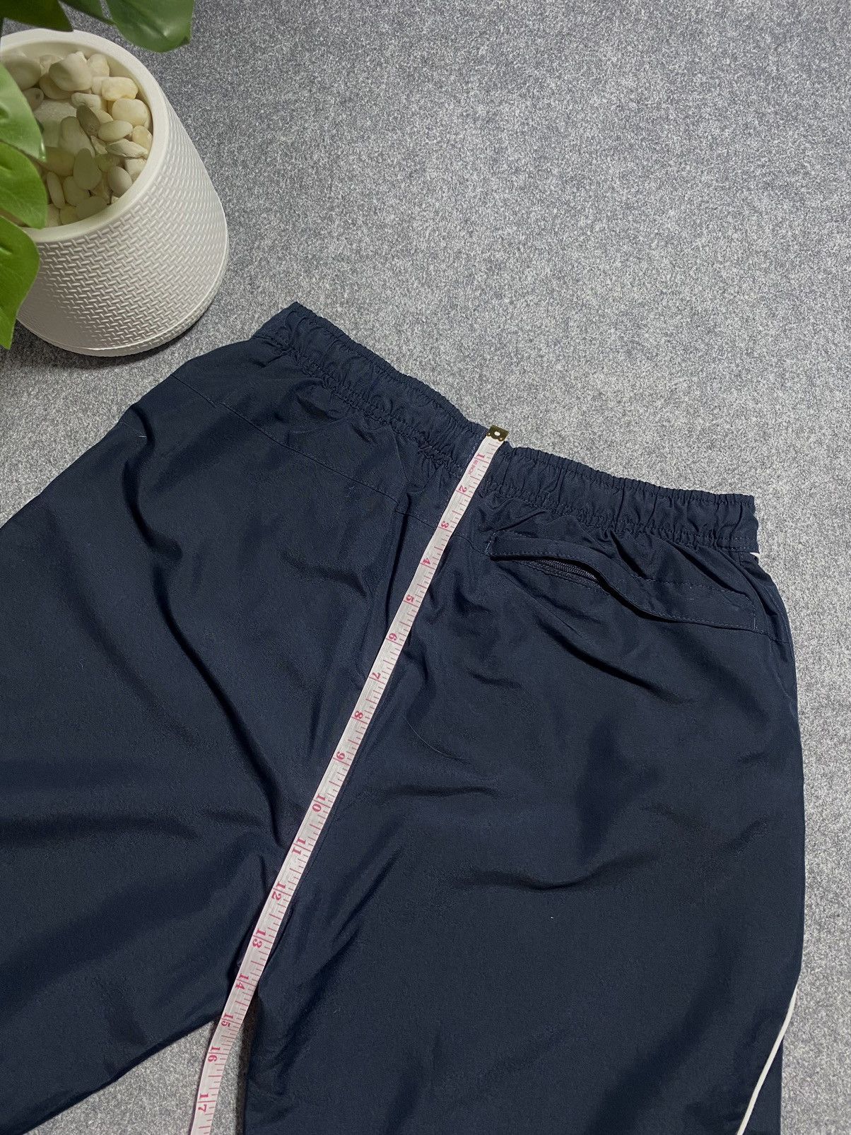 Nike Y2K Double swoosh Vintage Nylon Track Pants Drill Track