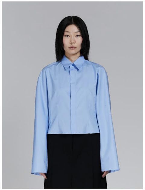 oc11z0525 Cotton Shirt in Blue