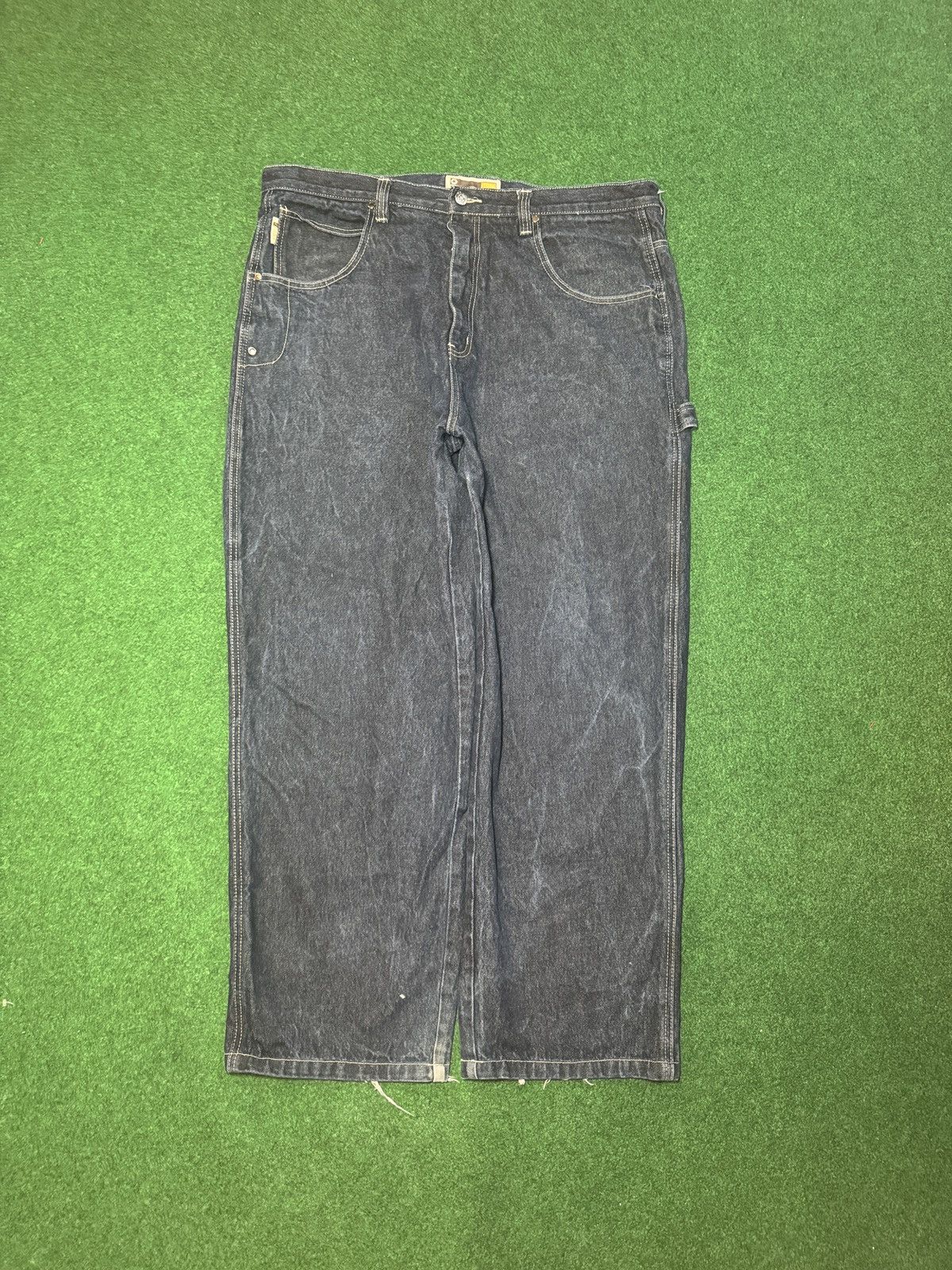 Southpole Vintage SouthPole Carpenter Jeans Dark Wash Y2k Skater Baggy Size US 42 / EU 58 - 3 Thumbnail