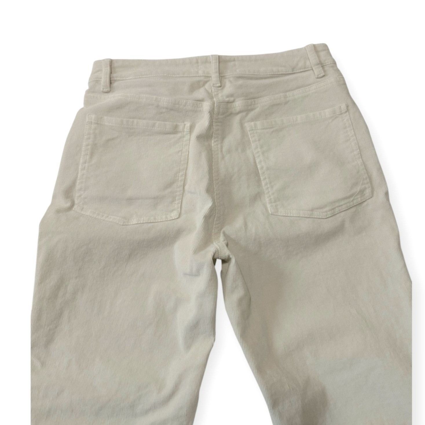 Nili Lotan Nili Lotan Corduroy Bradford Pant, Winter White, Size 4, New Size 27" / US 4 / IT 40 - 10 Thumbnail