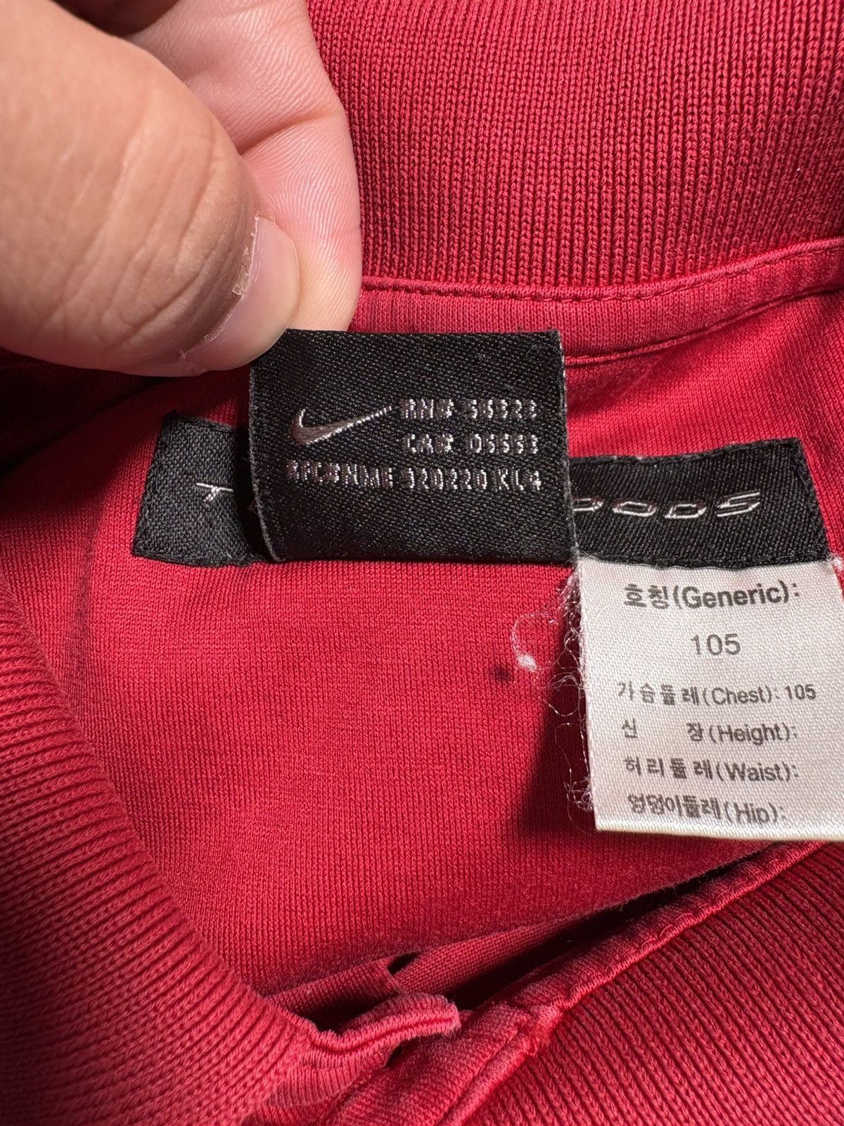 Nike VTG 2002 Nike Tiger Woods Polo Shirt Red Y2K Archival Golf Size US XL / EU 56 / 4 - 10 Thumbnail