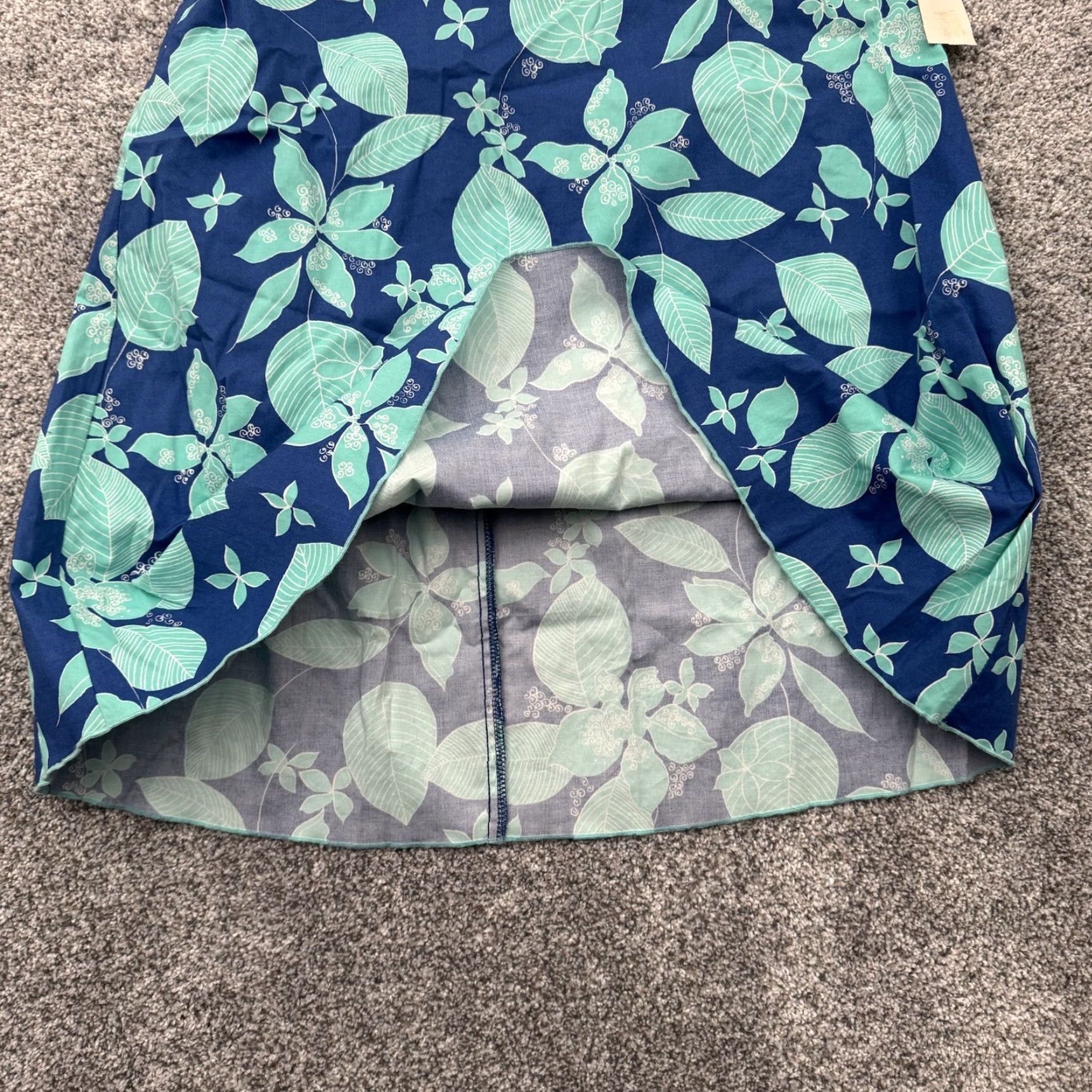 Vintage VINTAGE 90s Skirt Sz 14 Tropical Hawaiian Floral Coastal Beachy Cottagecore USA Size 36" / US 14 / IT 50 - 6 Thumbnail