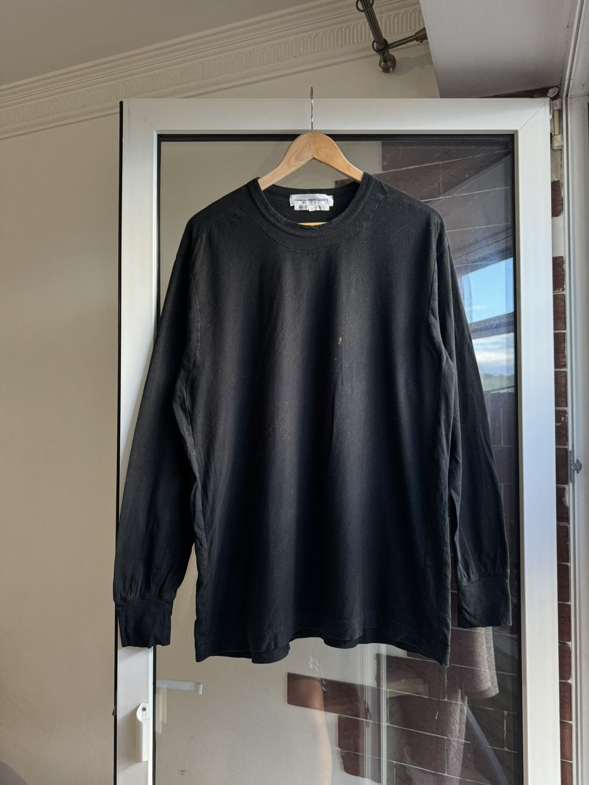 Comme des Garcons SHIRT Vintage Avangard Comme Des Garcons Shirt Longsleeve black Size US L / EU 52-54 / 3 - 1 Thumbnail