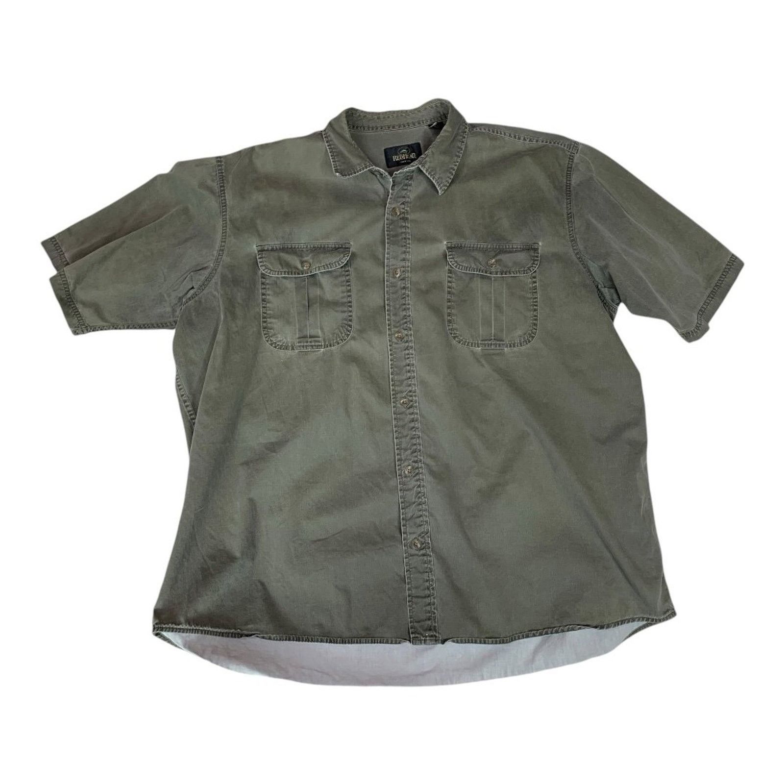 Redhead REDHEAD men's Sz 2X Shirts Short Sleeve Button Down Lot of 2 Size US XXL / EU 58 / 5 - 4 Thumbnail
