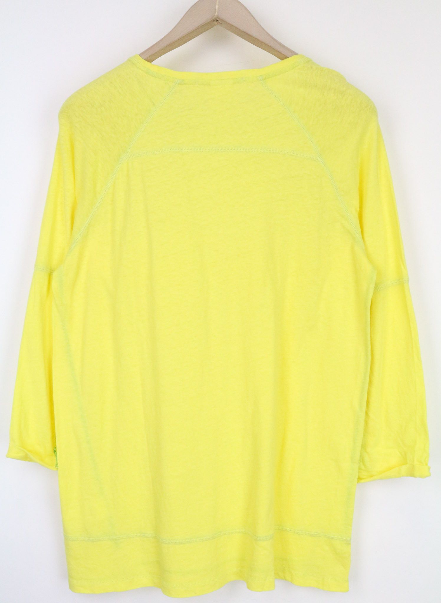 Scotch & Soda AMS BLAUW S/M Yellow Pocket 3/4 Sleeve T-Shirt 74480 Size US S / EU 44-46 / 1 - 2 Thumbnail