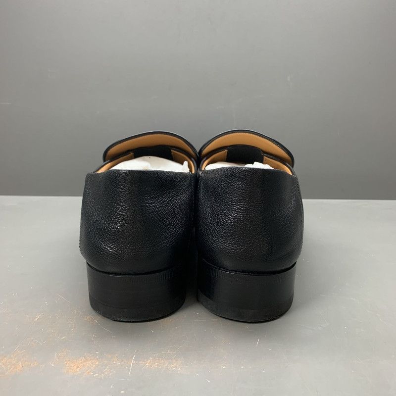 Gucci Gucci Jordaan Black Leather Loafers for Men - Size US 7.5 / EU 40-41 - 3 Thumbnail