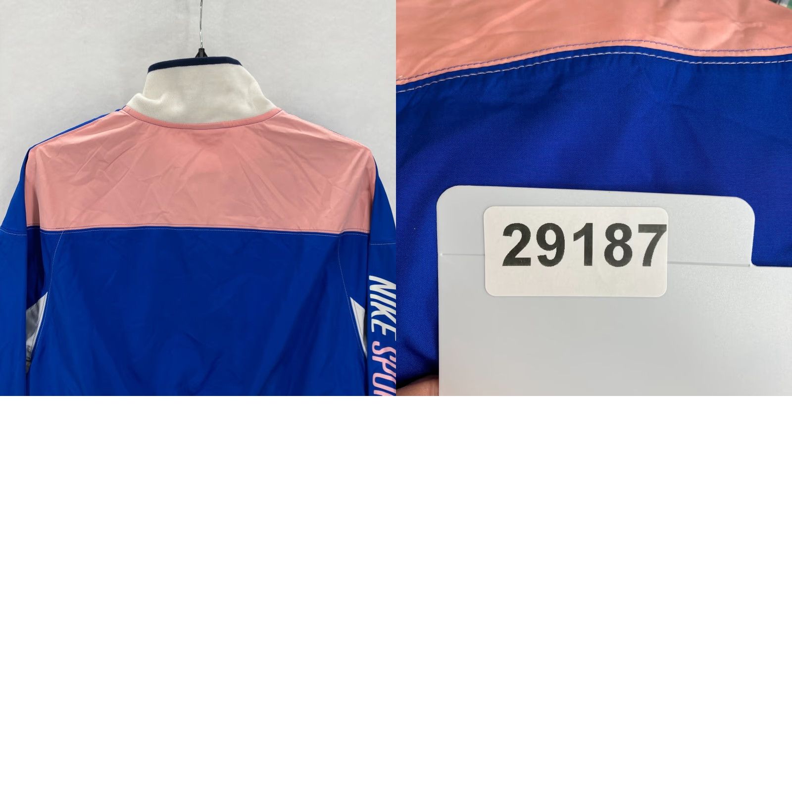 Nike Nike Women's Cropped Full Zip Jacket Medium Color Block Pink Swoosh Preppy 90s Womens Style Basic Jacket Modern Casual Size M / US 6-8 / IT 42-44 - 9 Thumbnail