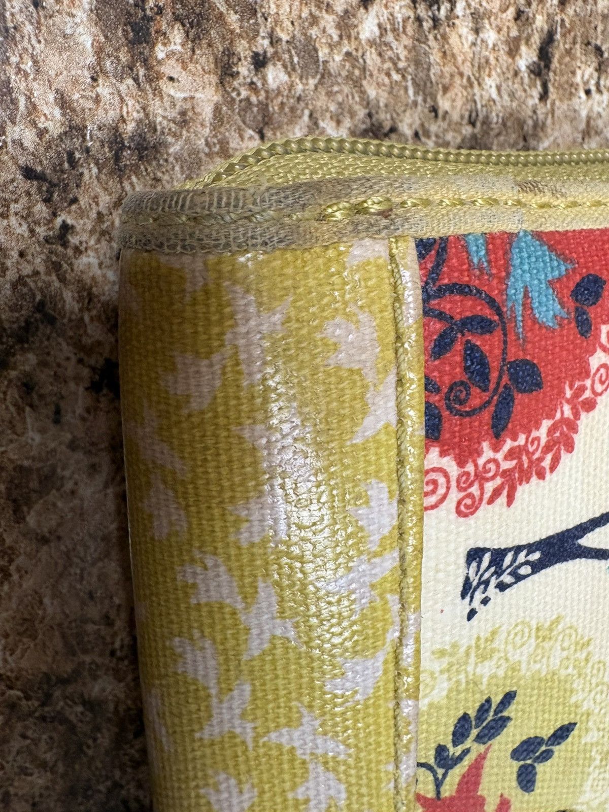 Fossil Fossil Key-Per Coated Canvas Zip-Around Wallet Birds Trees Size ONE SIZE - 3 Thumbnail