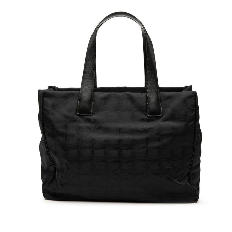 Chanel Chanel New Travel Line Nylon Leather Tote Bag Leather Tote Bag DUTY FREE for USA
