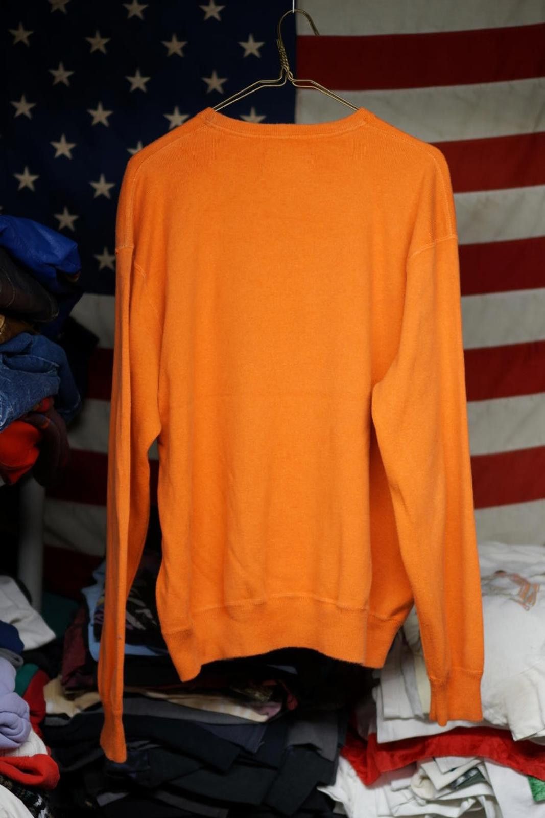 Polo Ralph Lauren Ralph Lauren Orange Crew Neck Sweater Size XXL Size US XL / EU 56 / 4 - 2 Thumbnail