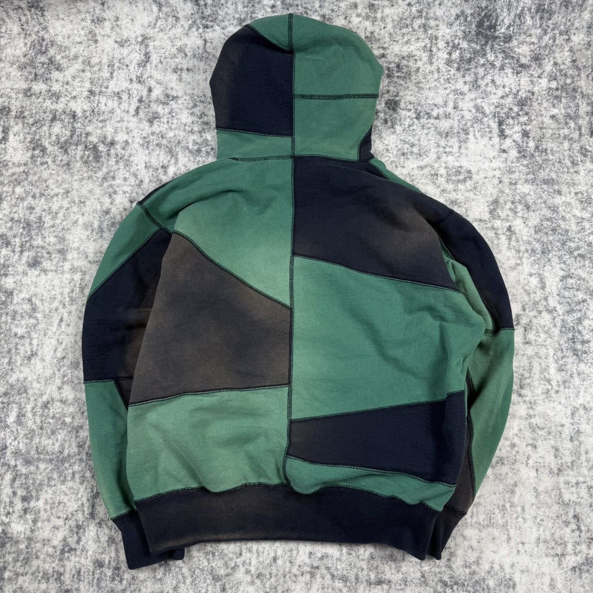 Supreme Supreme FW20 Patchwork ‘Green/Navy’ Hoodie Size US S / EU 44-46 / 1 - 4 Thumbnail