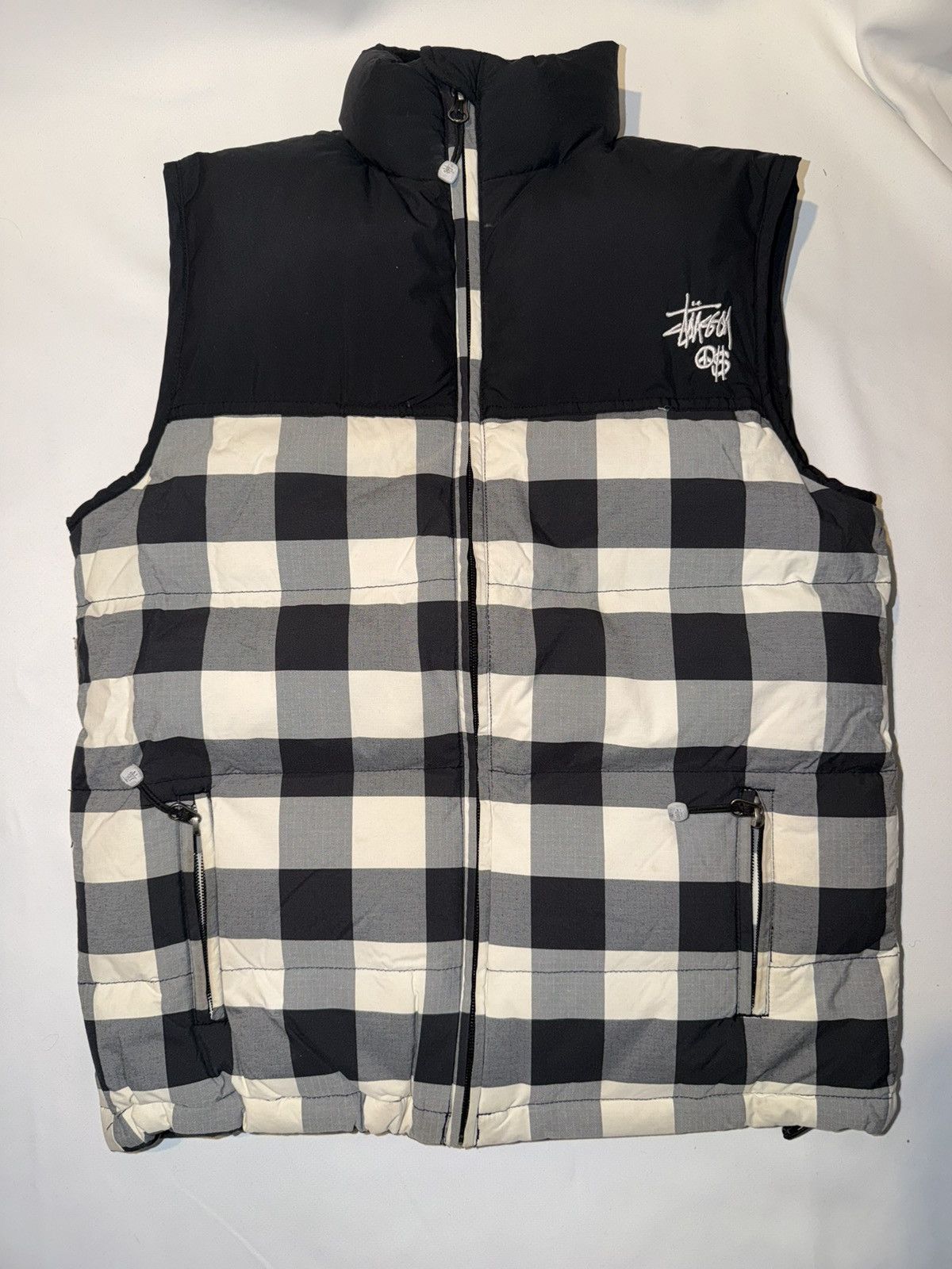 Stussy Stussy Girls Deadstock X Vintage Checkered Vest Size M / US 6-8 / IT 42-44 - 1 Thumbnail