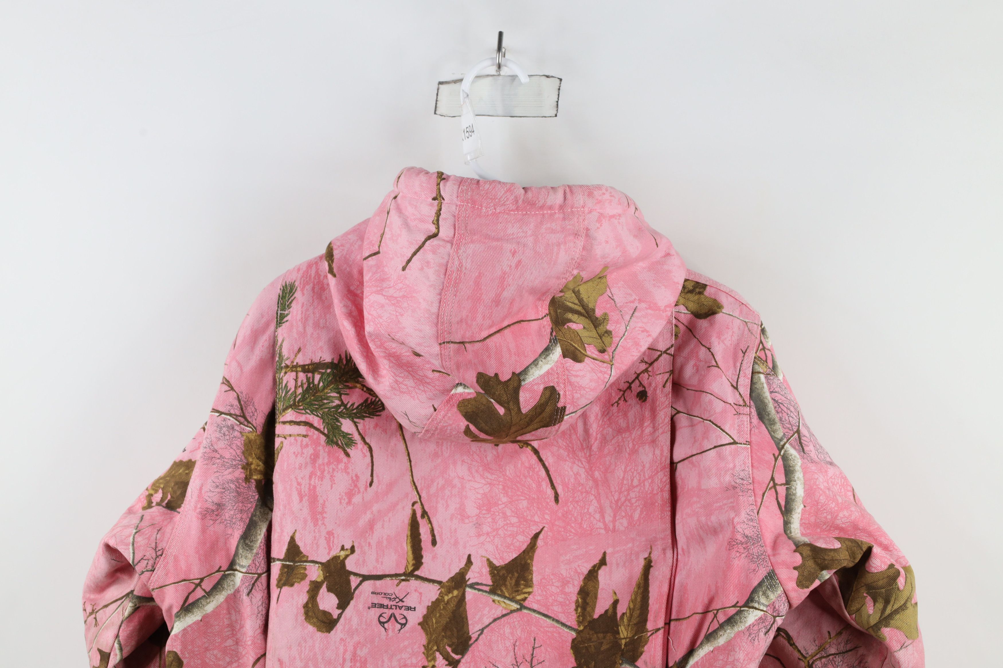 Vintage Vintage Streetwear Fleece Lined Pink Camouflage Jacket Size S / US 4 / IT 40 - 18 Thumbnail