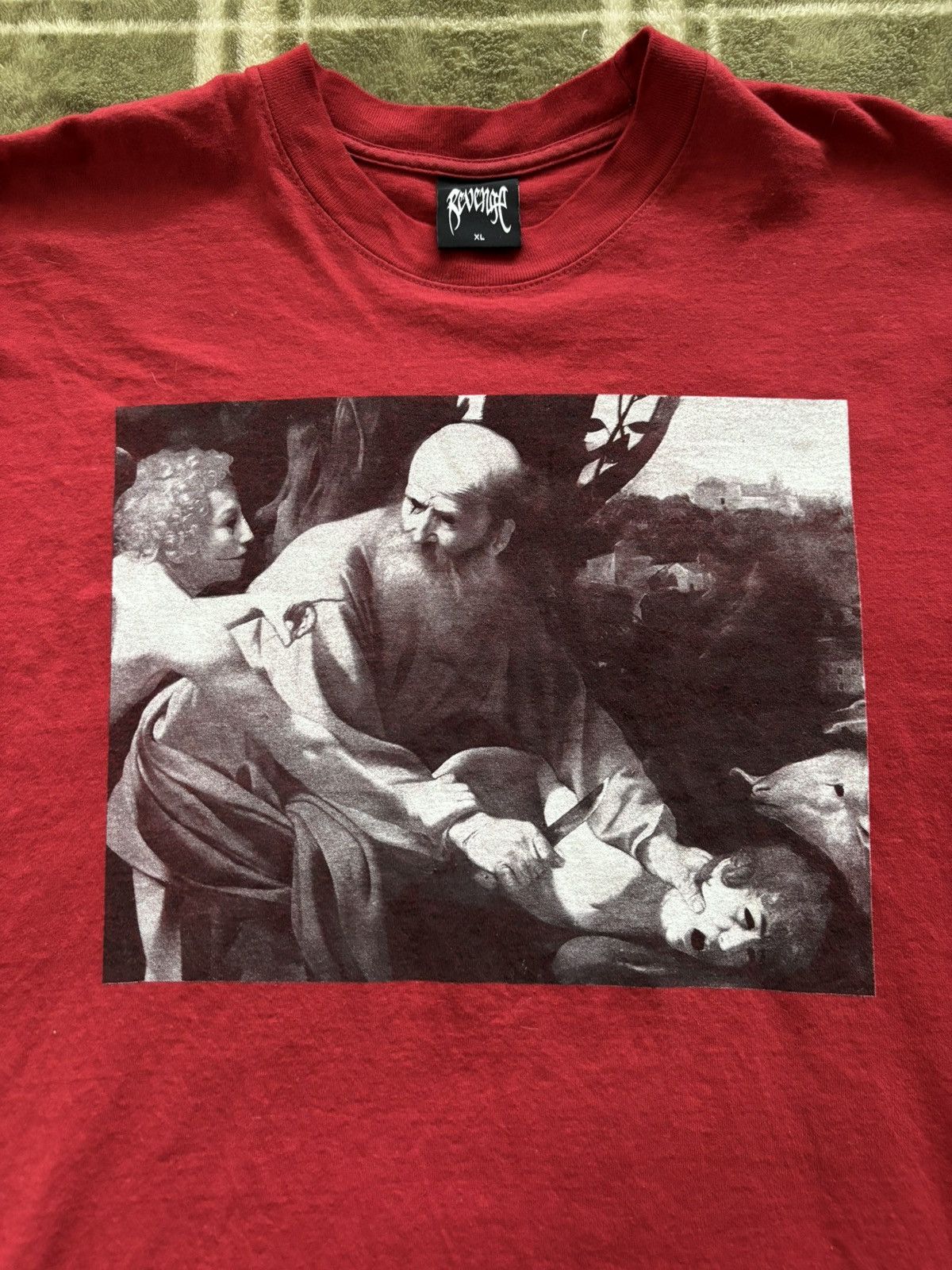 Revenge (XL) Revenge “Sacrifice of Isaac” T-Shirt in Red Size US XL / EU 56 / 4 - 2 Thumbnail