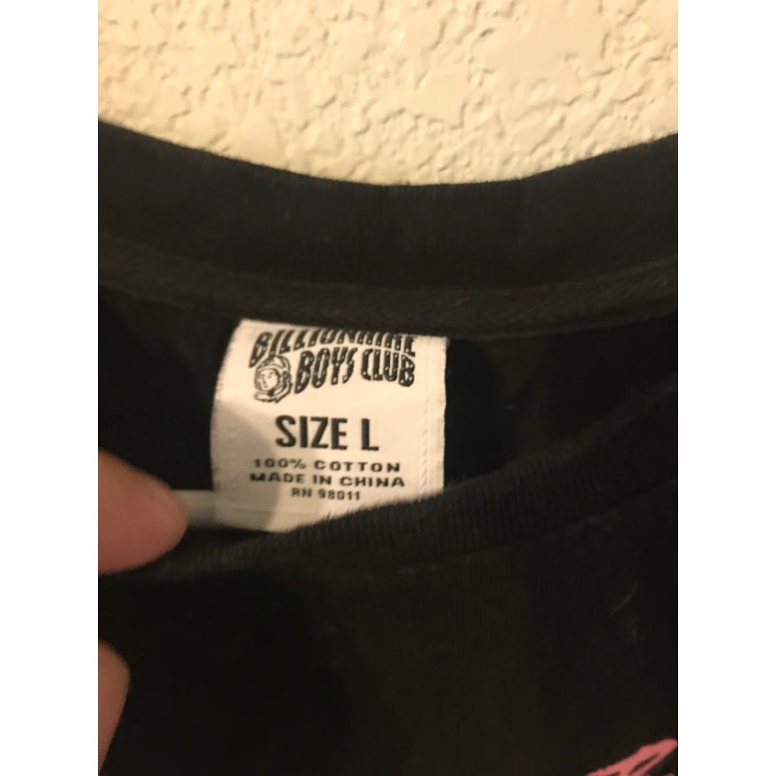 Billionaire Boys Club Billionaire Boys Club T-Shirt Mens Large Black Cotton Graphic Print Logo Crew Neck Short Sleeve All Seasons Vintage No Size US L / EU 52-54 / 3 - 2 Thumbnail