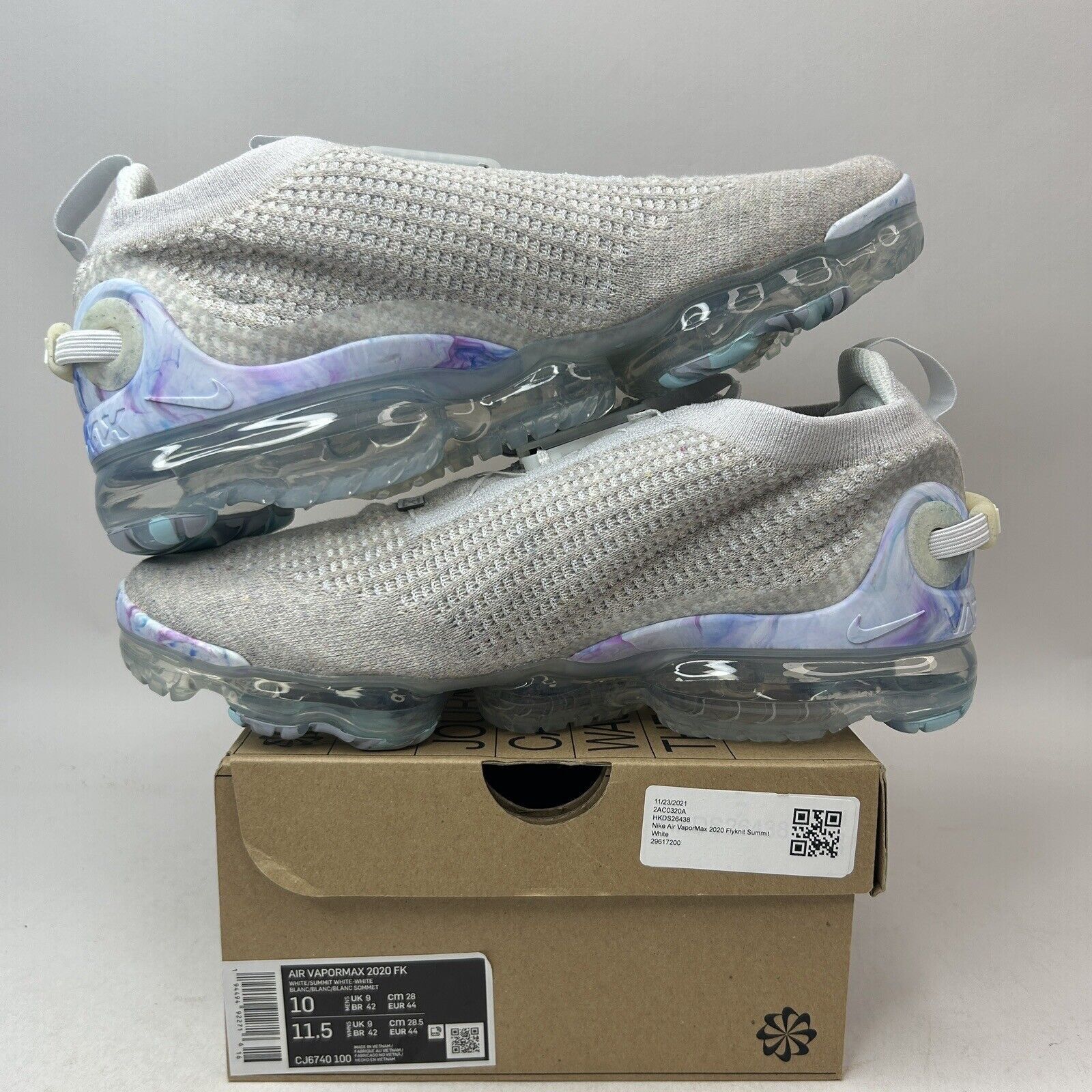 Nike Nike Air Vapormax Flyknit 2020 “Summit White” 2024 Size US 10 / EU 43 - 3 Thumbnail
