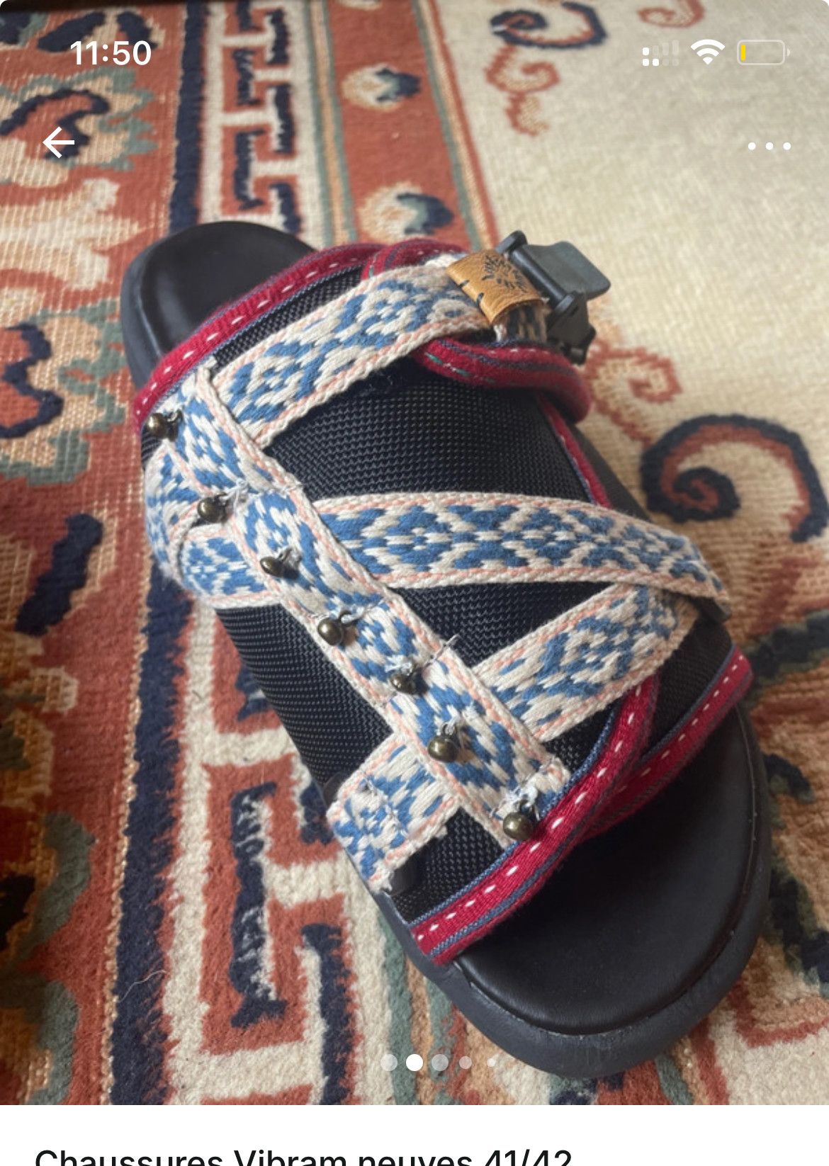 Kazuki Kuraishi RARE Kazuki Kuraishi Free Laboratory sandals Size US 8.5 / EU 41-42 - 2 Thumbnail