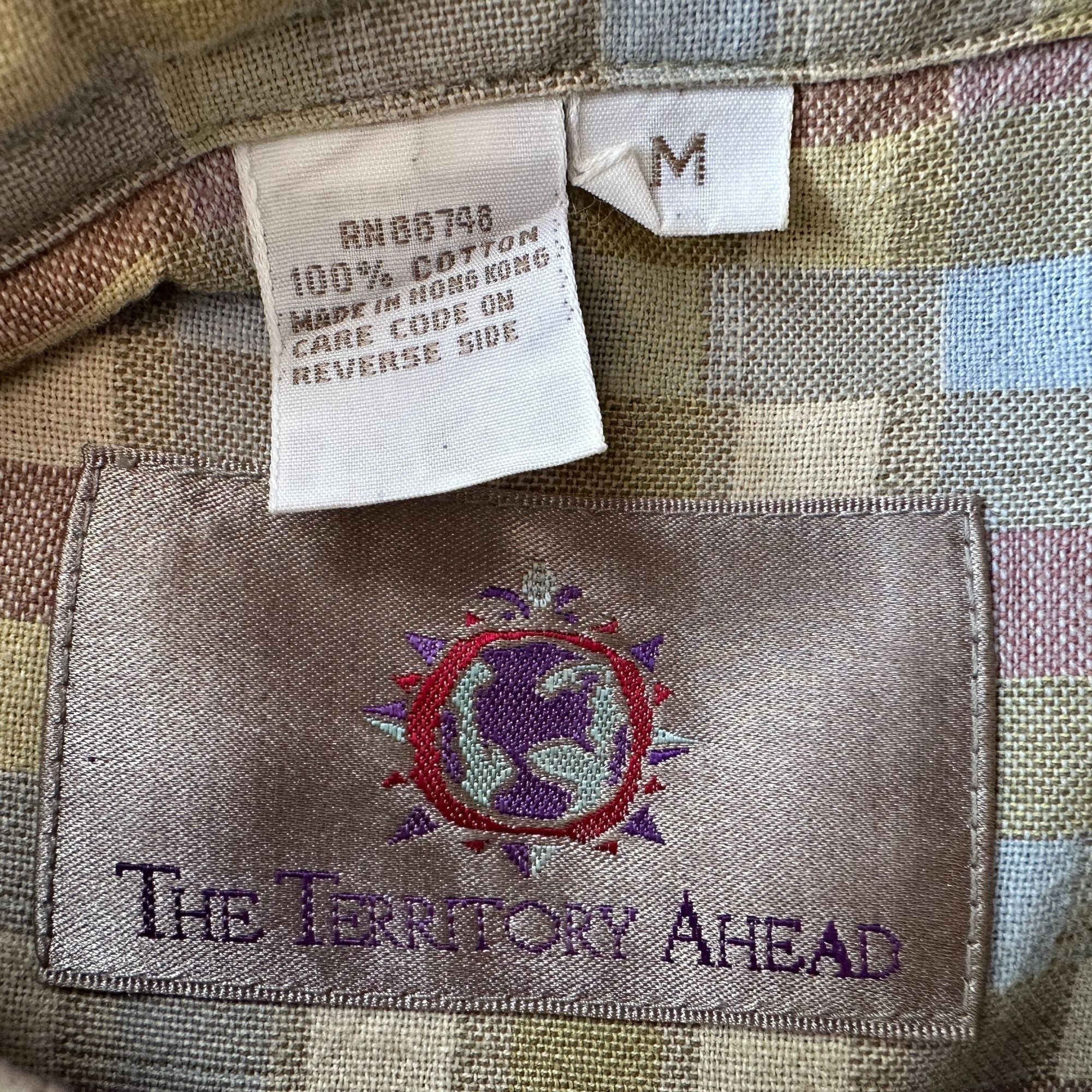 The Territory Ahead Vintage The Territory Ahead Mens Medium Shirt Checker Size US M / EU 48-50 / 2 - 4 Thumbnail