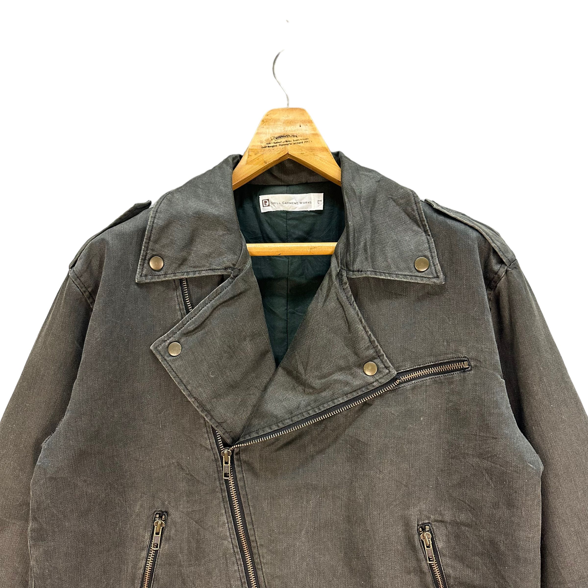 Japanese Brand DRILL GARMEN WORKS DOUBLE COLLAR JACKET #7805-177 Size US L / EU 52-54 / 3 - 2 Thumbnail