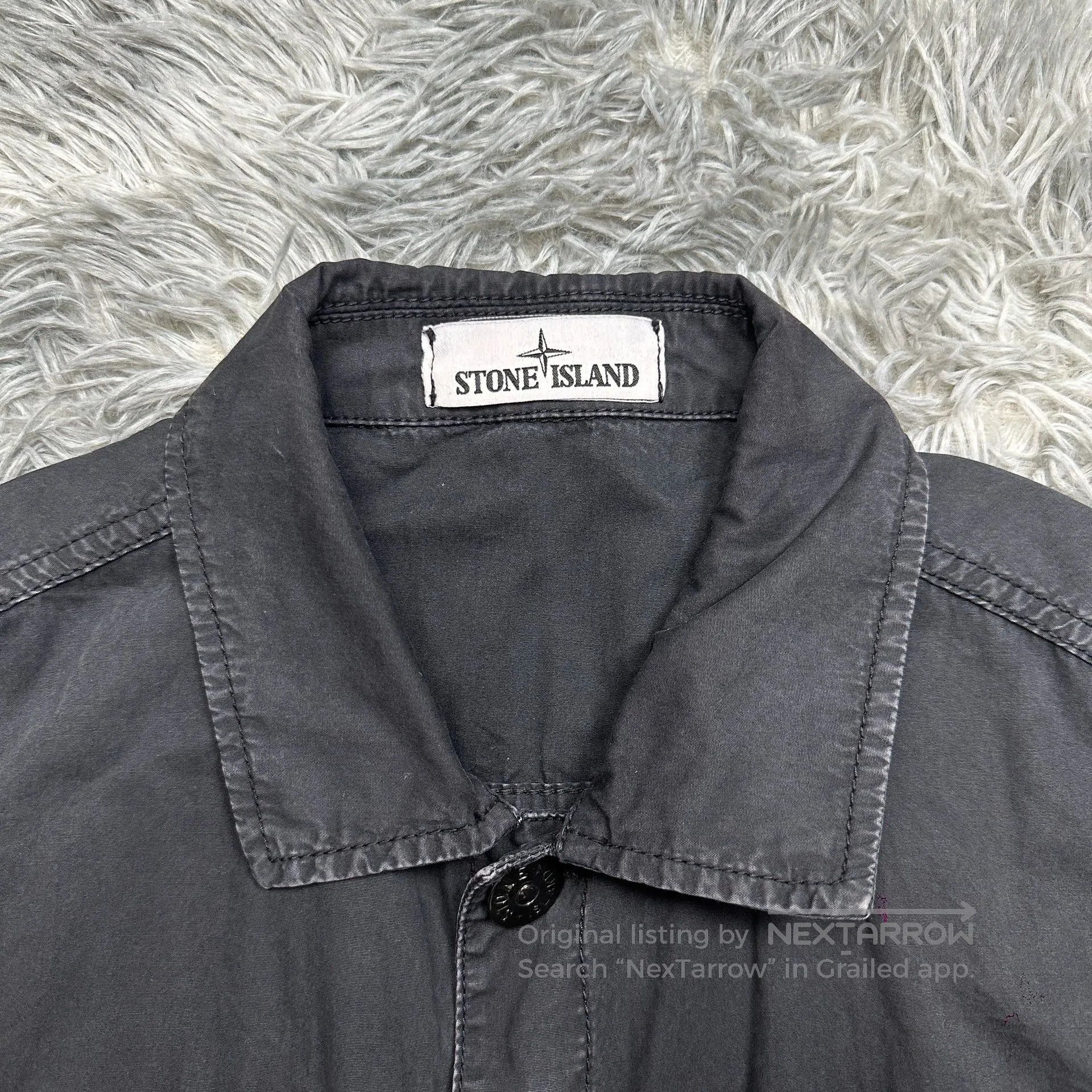 Stone Island stone island washed casual button jacket. Size US M / EU 48-50 / 2 - 2 Thumbnail