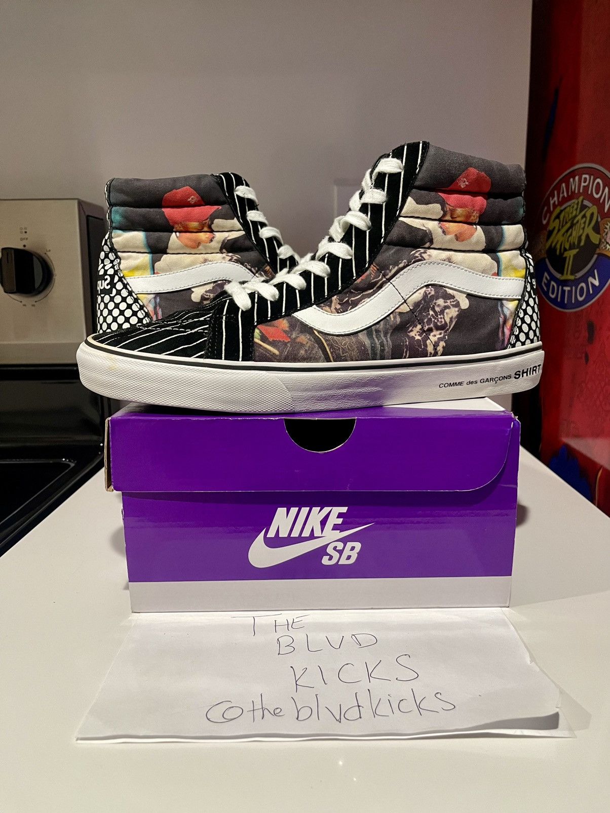 Supreme × Vans Comme des Garçons x Supreme x Vans SK8 Hi Harold Hunter Size US 12 / EU 45 - 1 Thumbnail