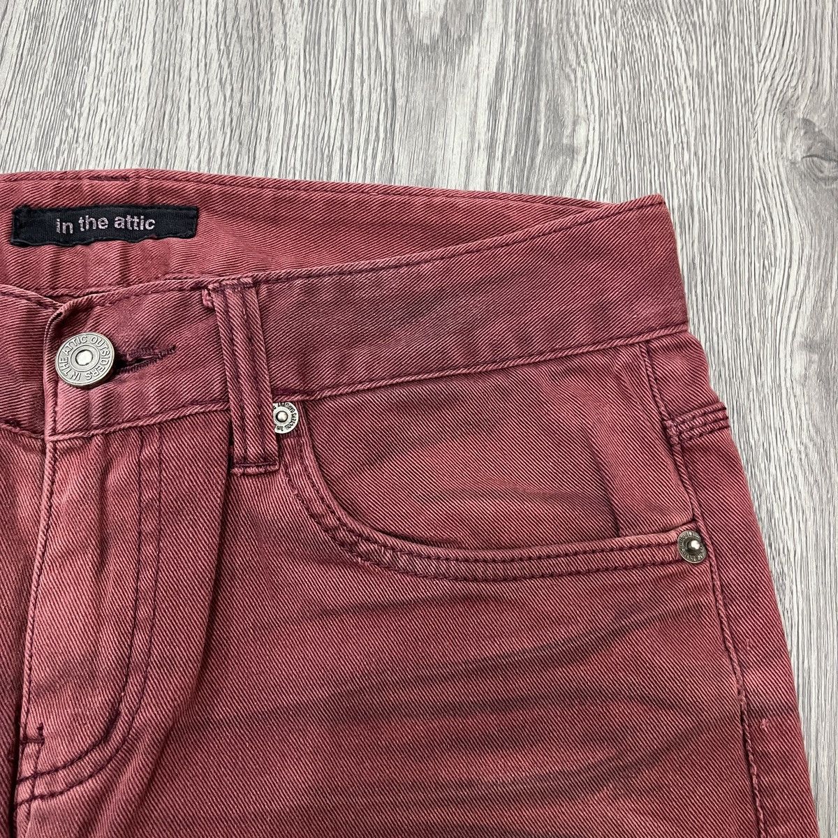 14th Addiction 2000s In The Attic - Red Blood Distressed Denim ifsix Lgb Size US 31 - 6 Thumbnail