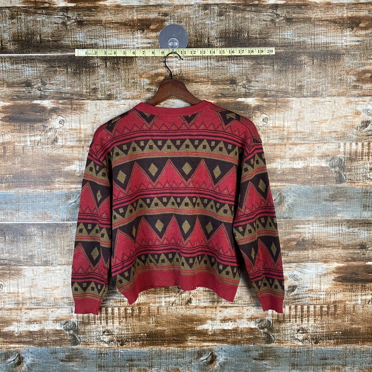 Homespun Knitwear × Japanese Brand DL Japanese Brand art vintage Red Knitwear #C820 Size S / US 4 / IT 40 - 11 Thumbnail