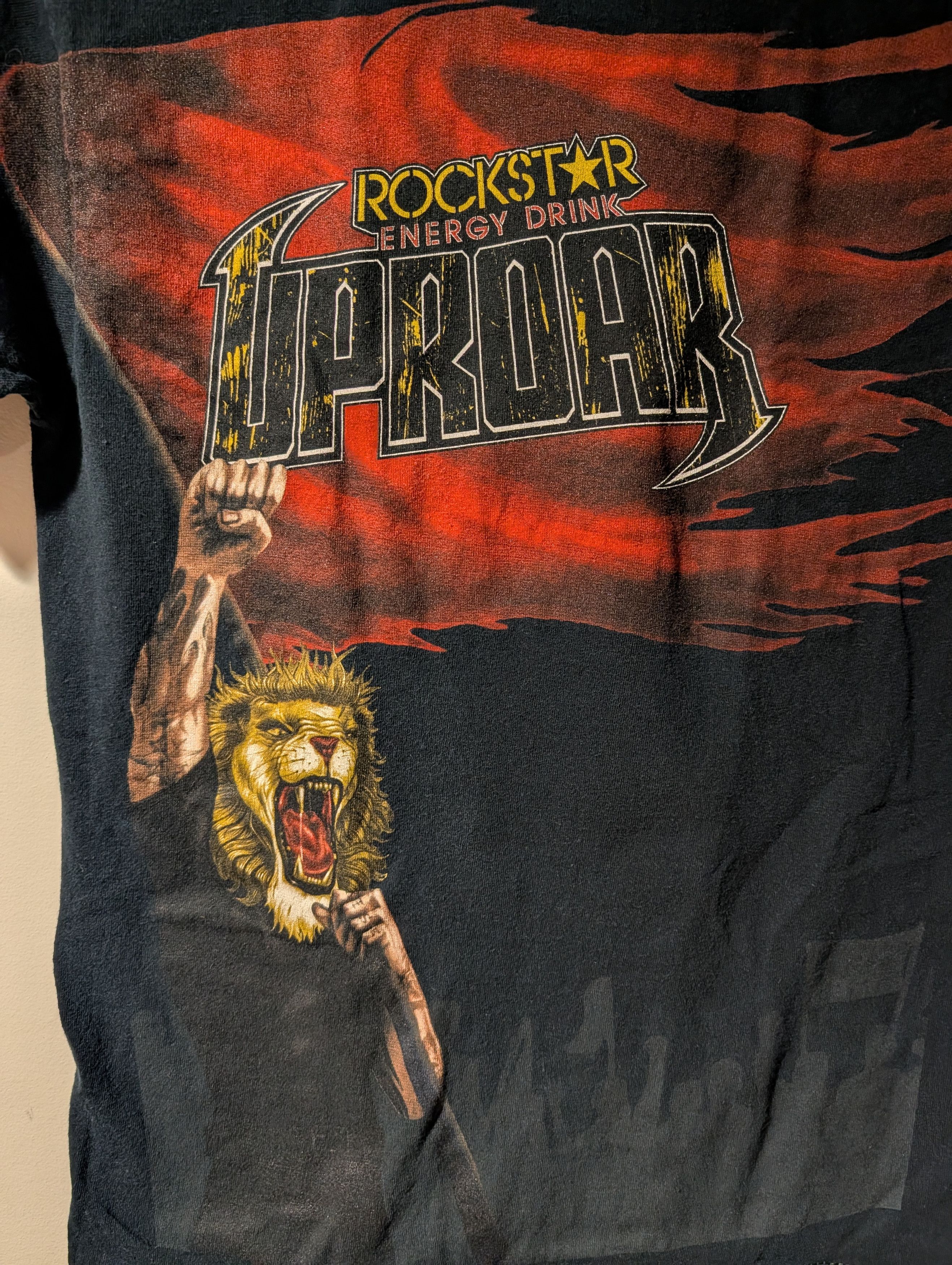 Band Tees Rockstar Energy Drink Uproar Tour 2010 Venues Black T-Shirt Size US S / EU 44-46 / 1 - 2 Thumbnail