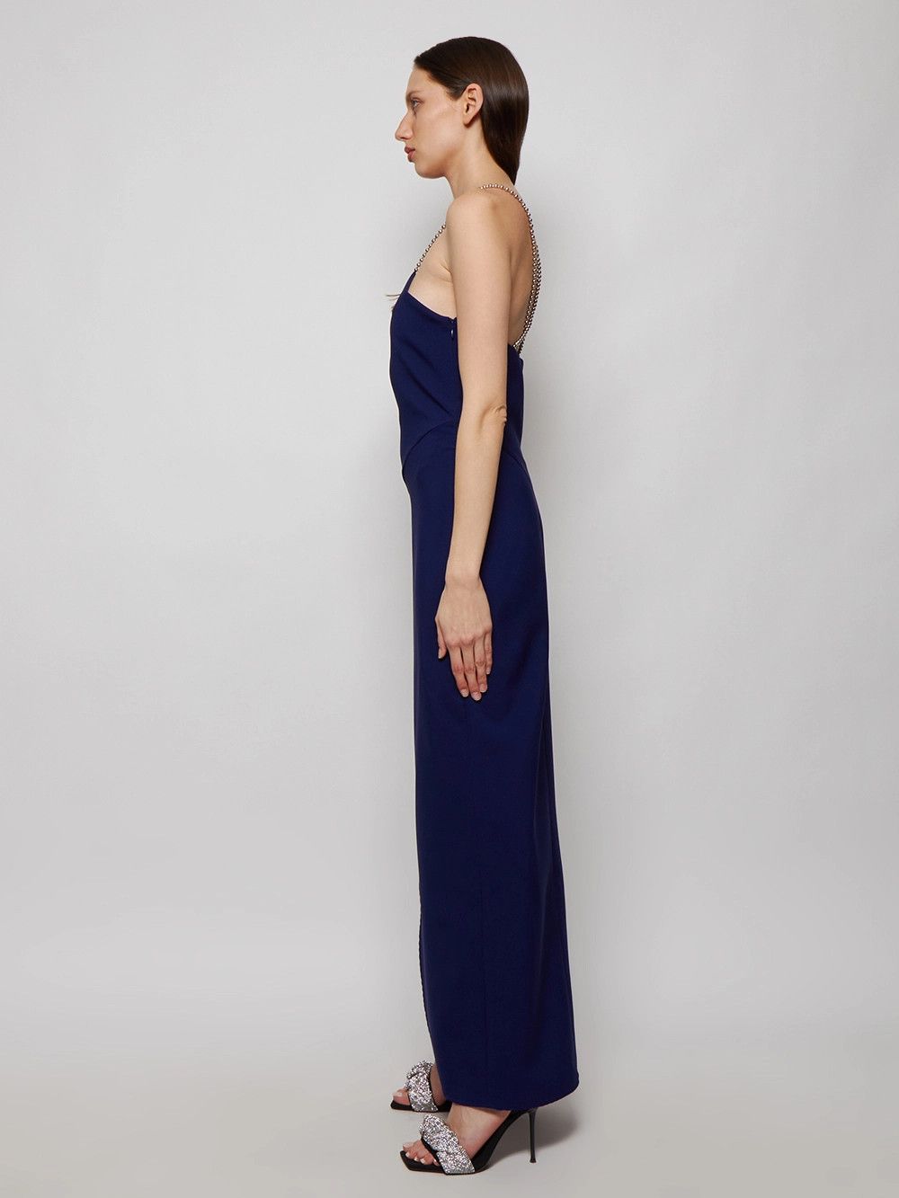 The Attico o1mle0526 Fujiko Midi Dress in Navy Size M / US 6-8 / IT 42-44 - 4 Thumbnail