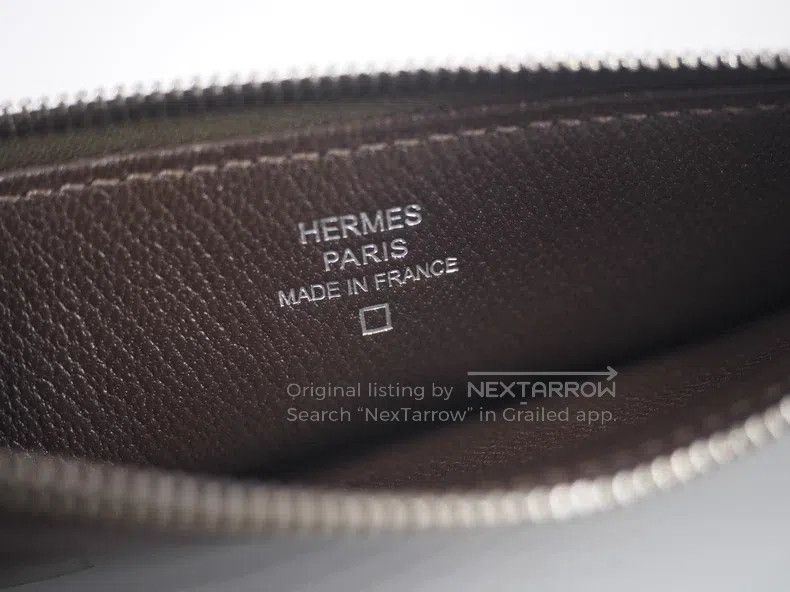 Hermes Hermes Brown Crocodile Leather Change Purse Size ONE SIZE - 5 Thumbnail