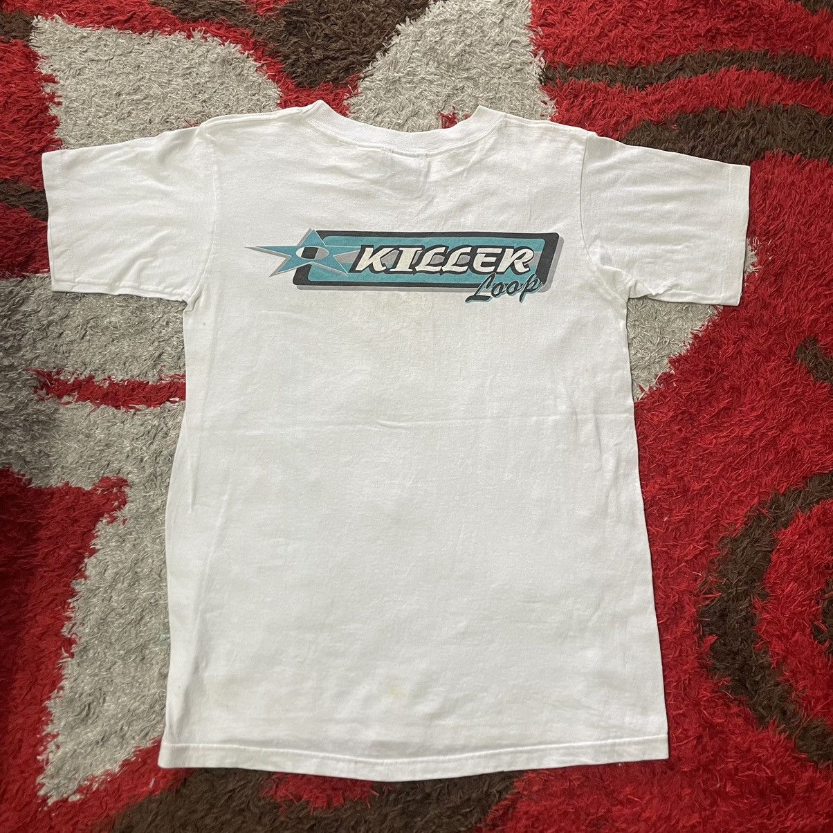 Vintage 🔥Vintage 90s Killer Loop Big Logo Spellout Surfing Skate Tee Size US M / EU 48-50 / 2 - 1 Thumbnail