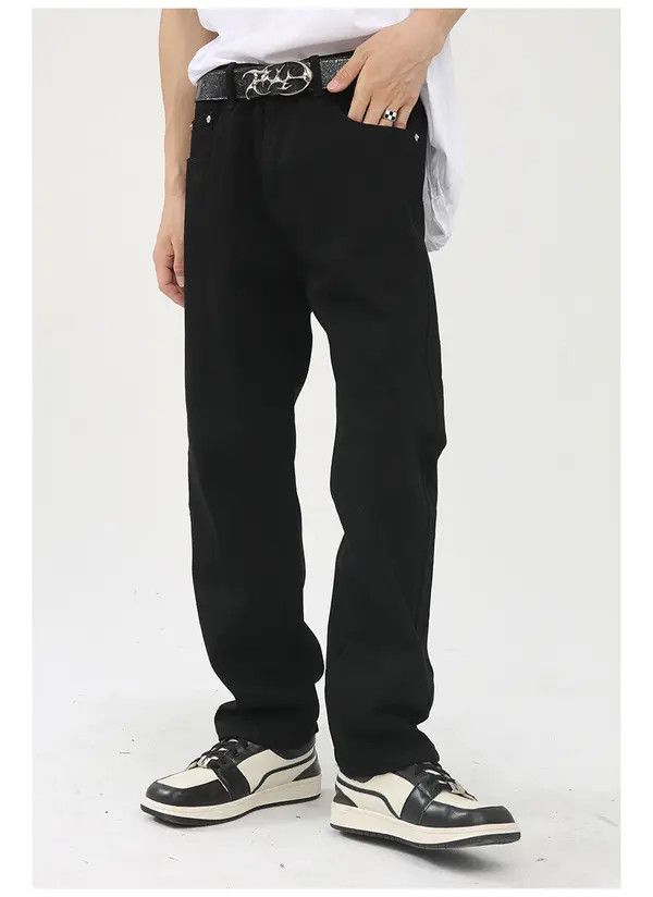 Japanese Brand VIBE Japanese retro trend casual straight jeans Size US 32 / EU 48 - 7 Thumbnail