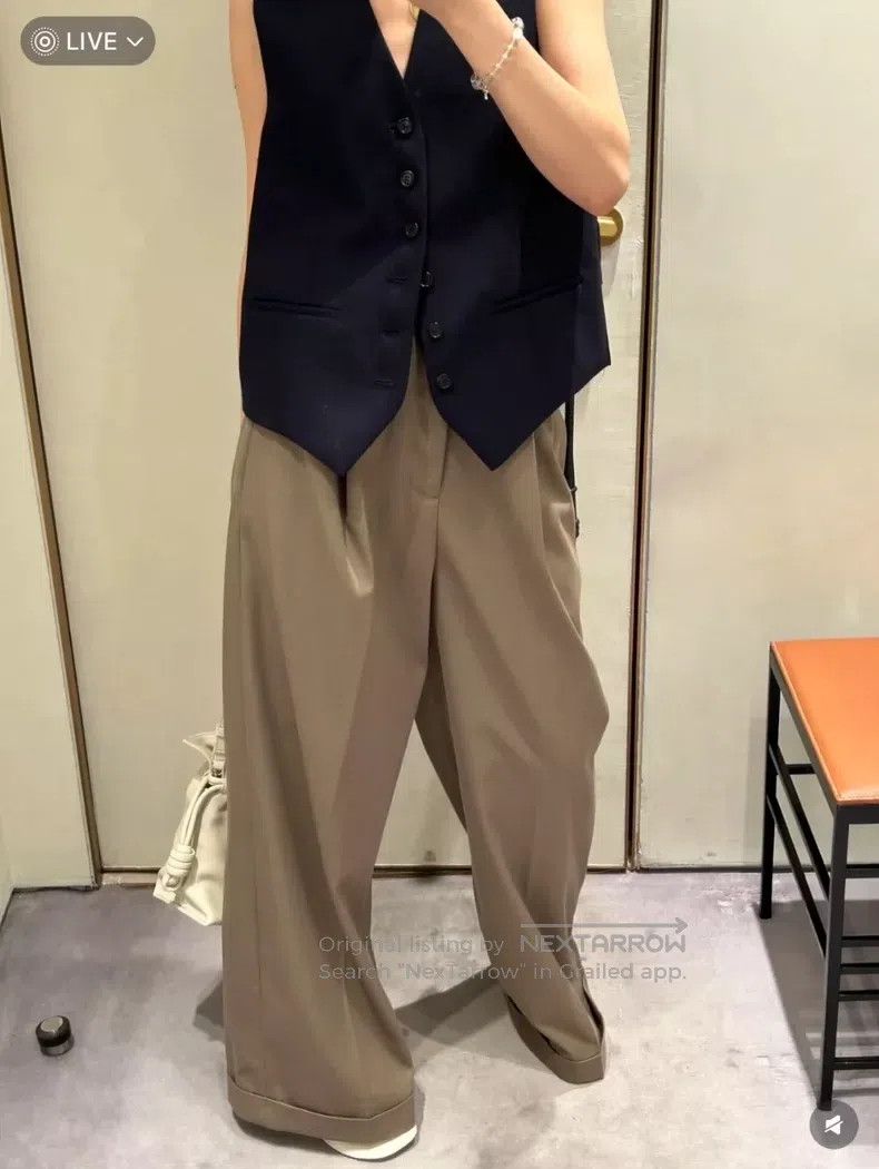 Loewe LOEWE 24 styles wide-leg pants, size 34 Size 42" / US 20 - 9 Thumbnail