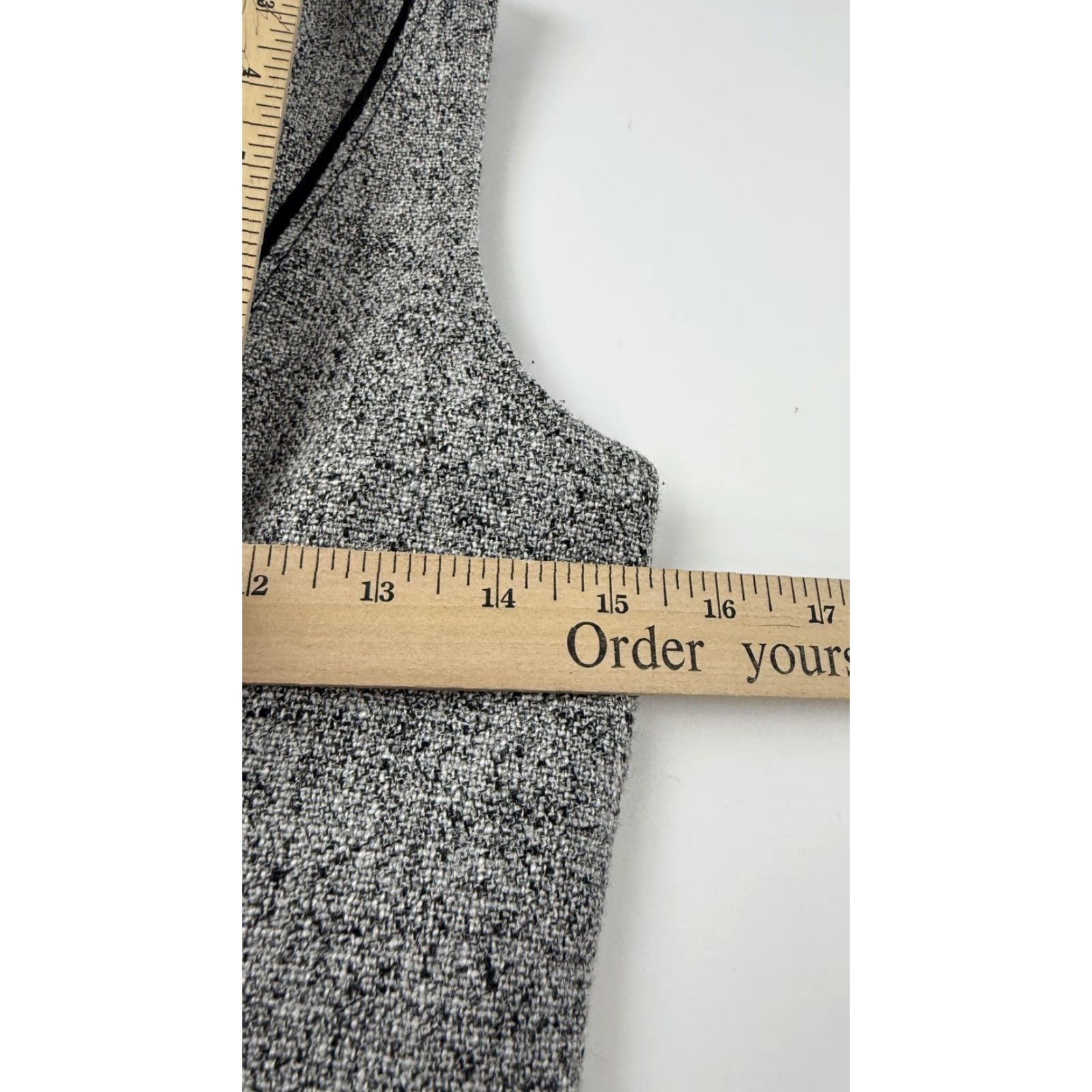 White House Black Market White House Black Market Dress Womens 0 Gray Tweed Sleeveless Sheath Work Office Size XS / US 0-2 / IT 36-38 - 7 Thumbnail