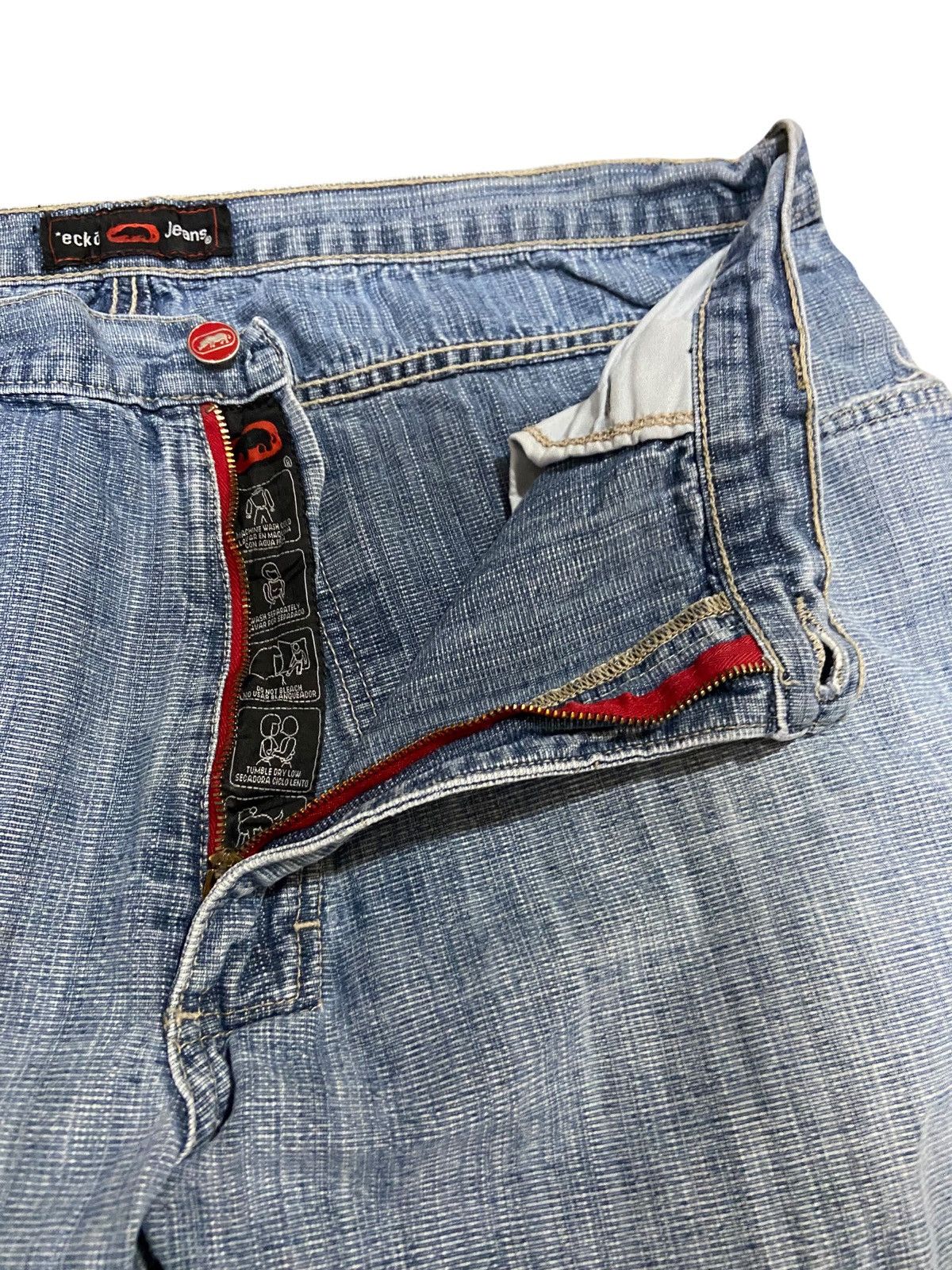 Ecko Unltd. × Marc Ecko × Vintage Vintage Y2K Ecko Jeans Size 38 Loose Baggy Fit Size US 38 / EU 54 - 8 Thumbnail