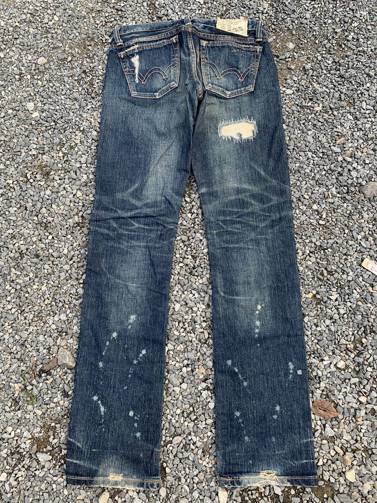 Kapital RARE EDWIN STUDDED PUNK STYLE LIKE HYSTERIC GLAMOUR DENIM Size US 31 - 3 Thumbnail