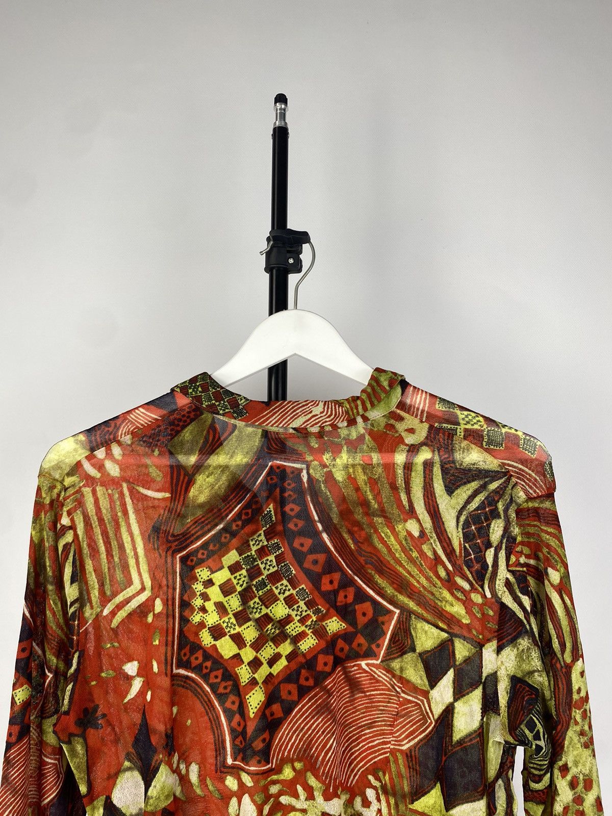 Designer × Japanese Brand Garella Jean Paul Gaultier Style Mesh Top Blouses Size M / US 6-8 / IT 42-44 - 6 Thumbnail