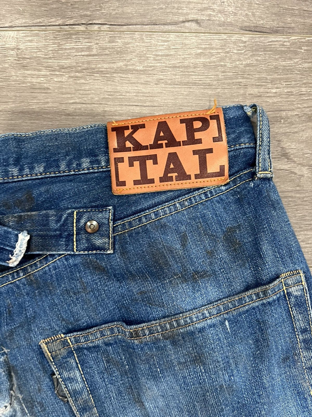 Japanese Brand Kapital Painter Patchwork Denim Size US 34 / EU 50 - 8 Thumbnail