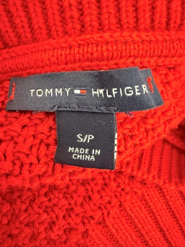 Tommy Hilfiger Maglione Tommy Hilfiger Rosso Donna S Size S / US 4 / IT 40 - 8 Thumbnail